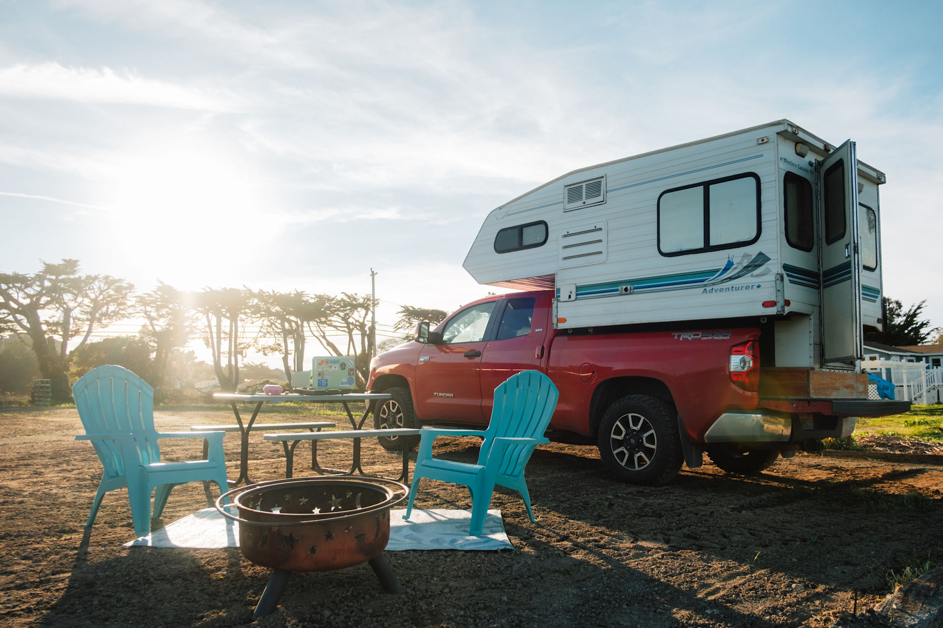 Spacious campsite
