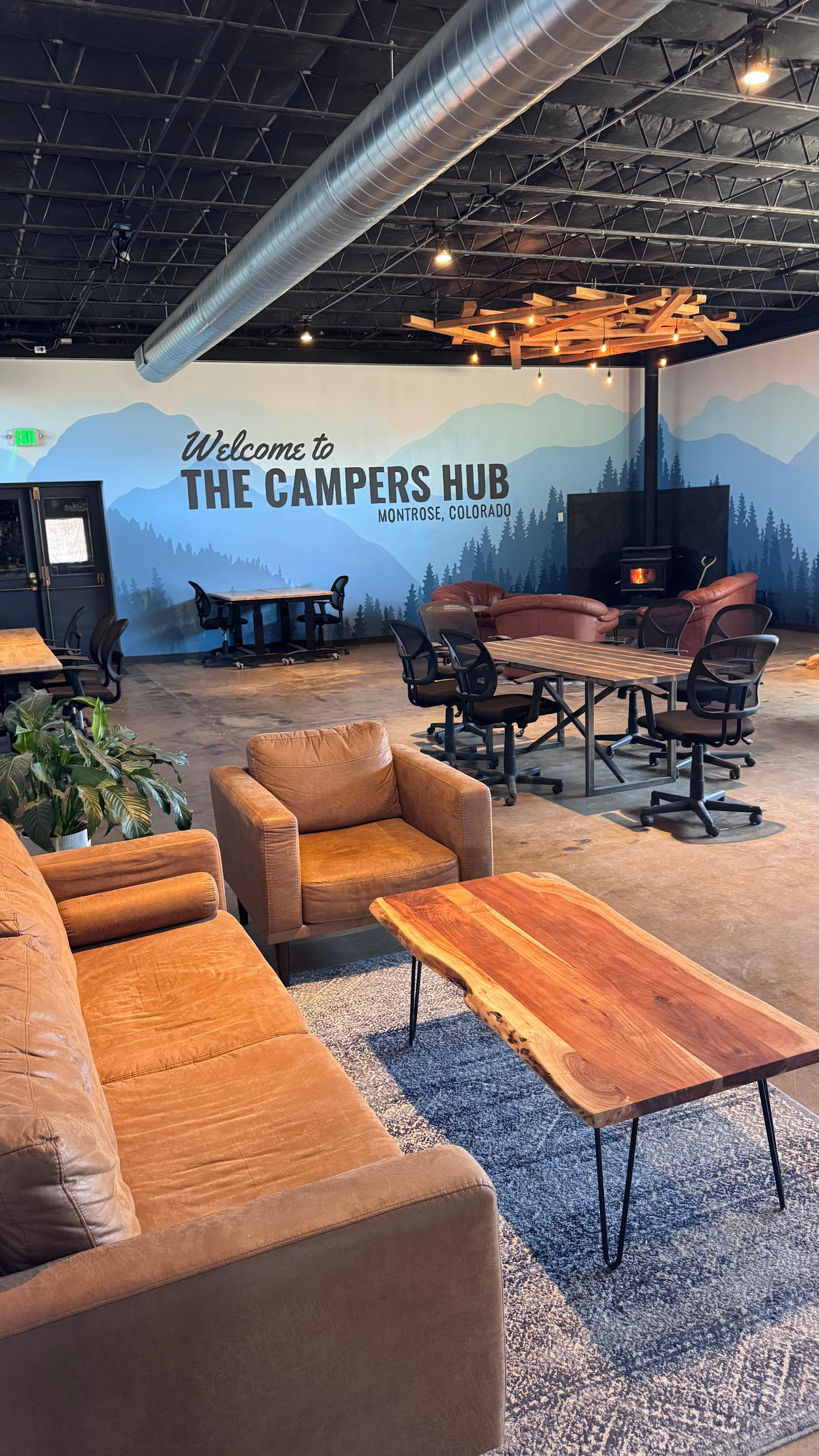 Coworking Space with Mountain Views