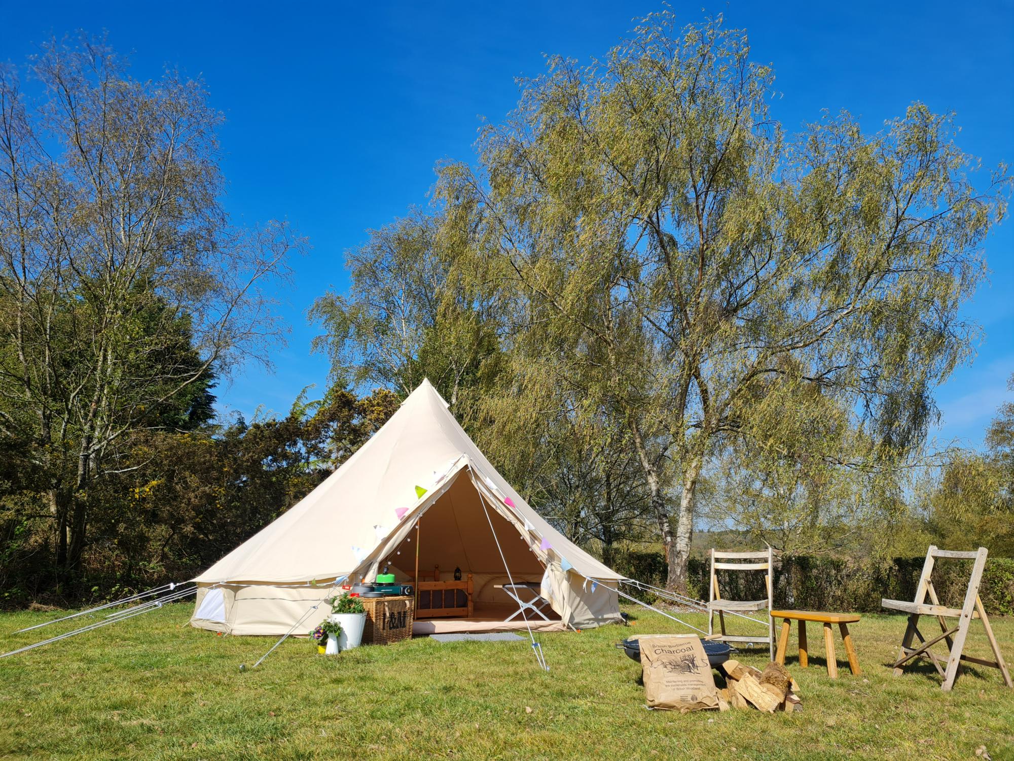 Bell Tent for Family or 5 adults