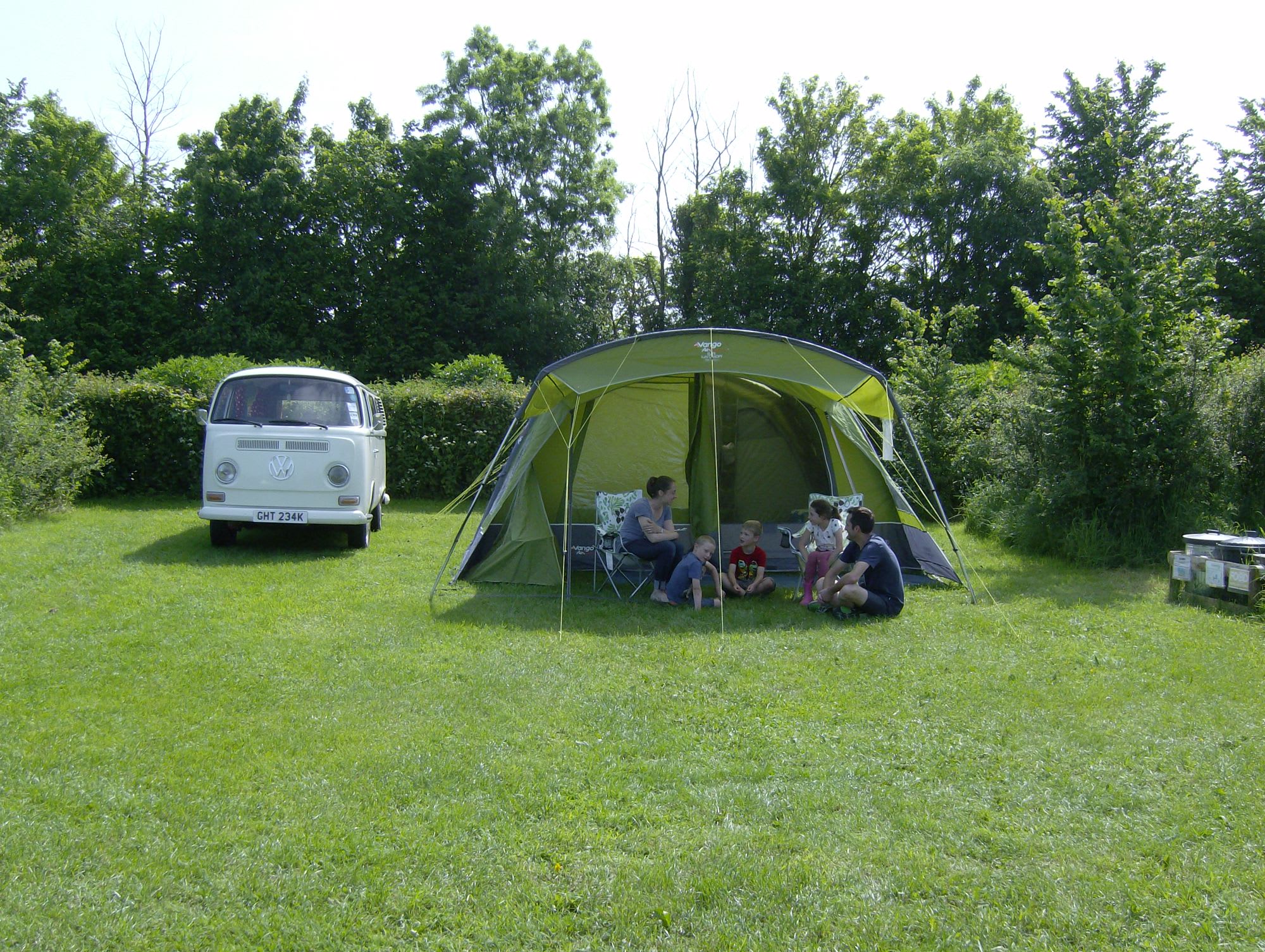 Large grass pitch