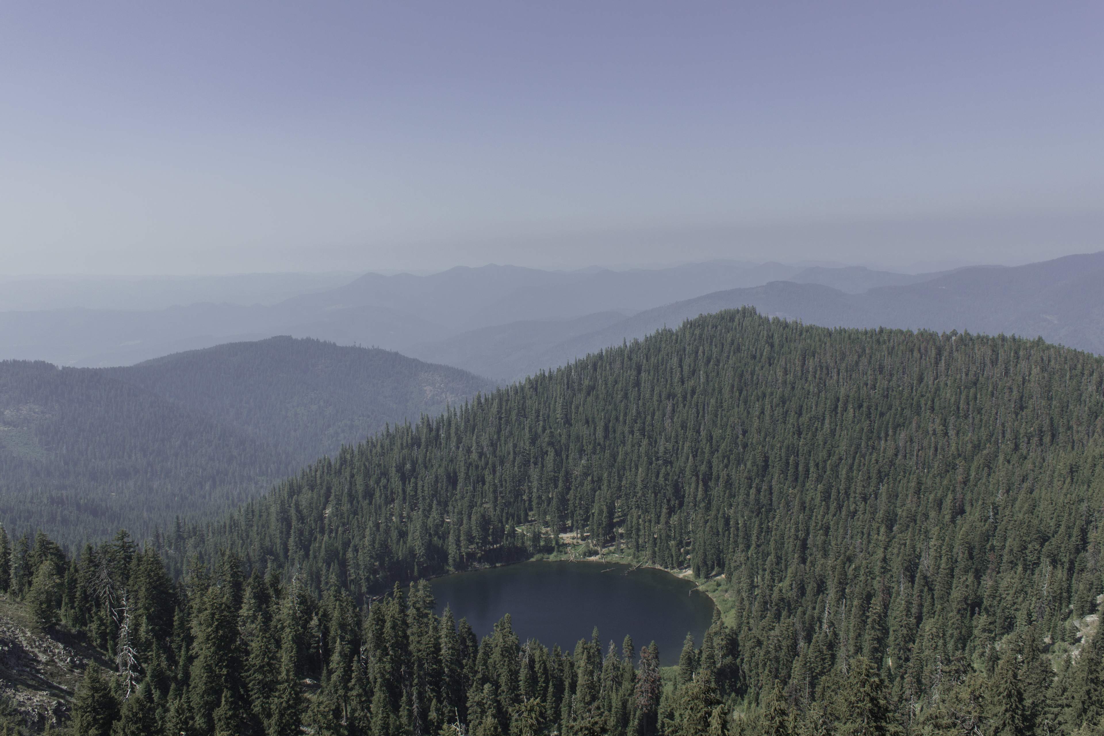 The top of Bolan Lake, around a 3.5 mile round trip hike.