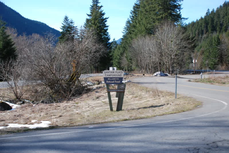 Entrance to the campground
