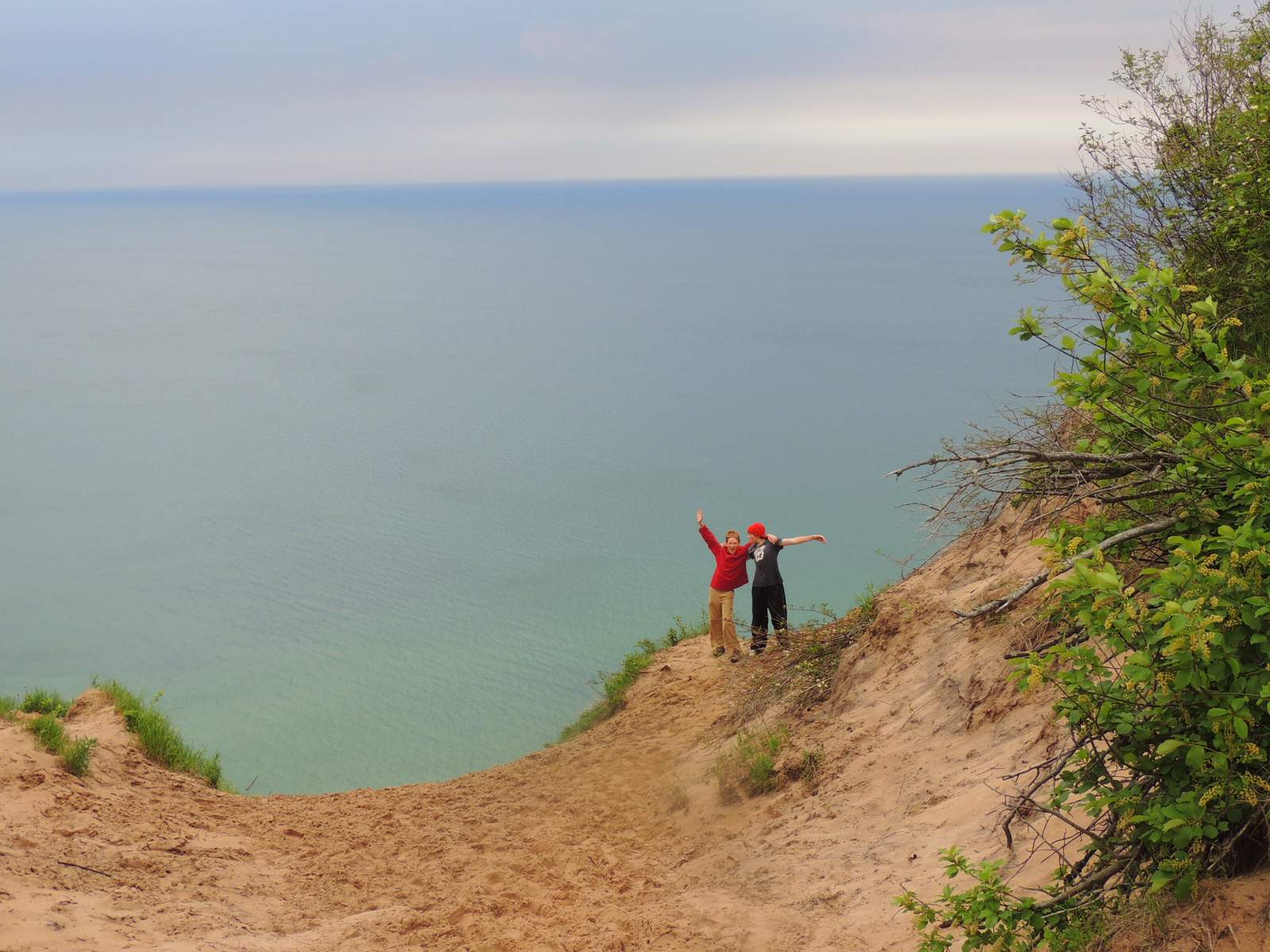 The amazing log flume at Pictured Rocks National Lakeshore.