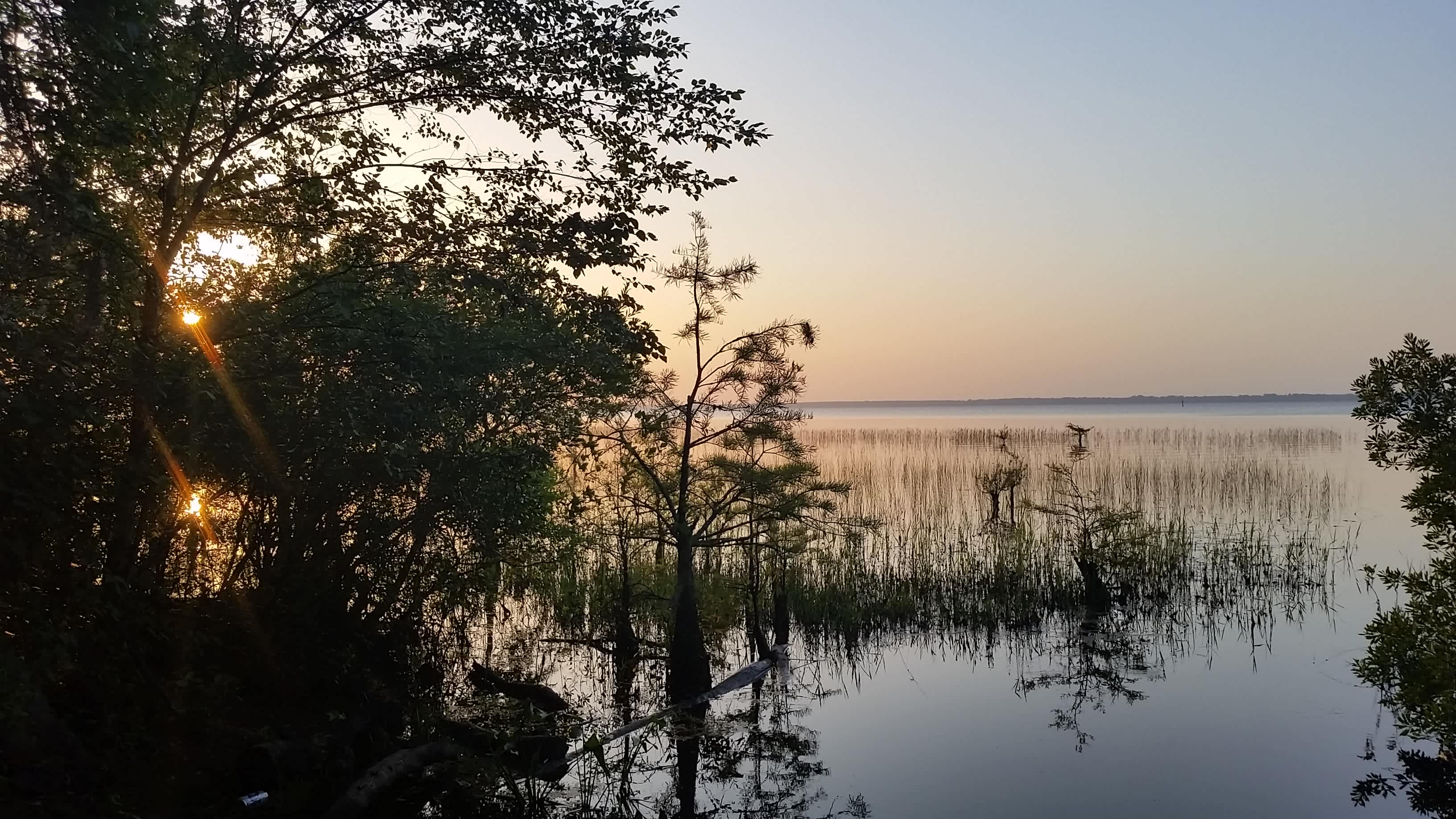 Sunset on the lake