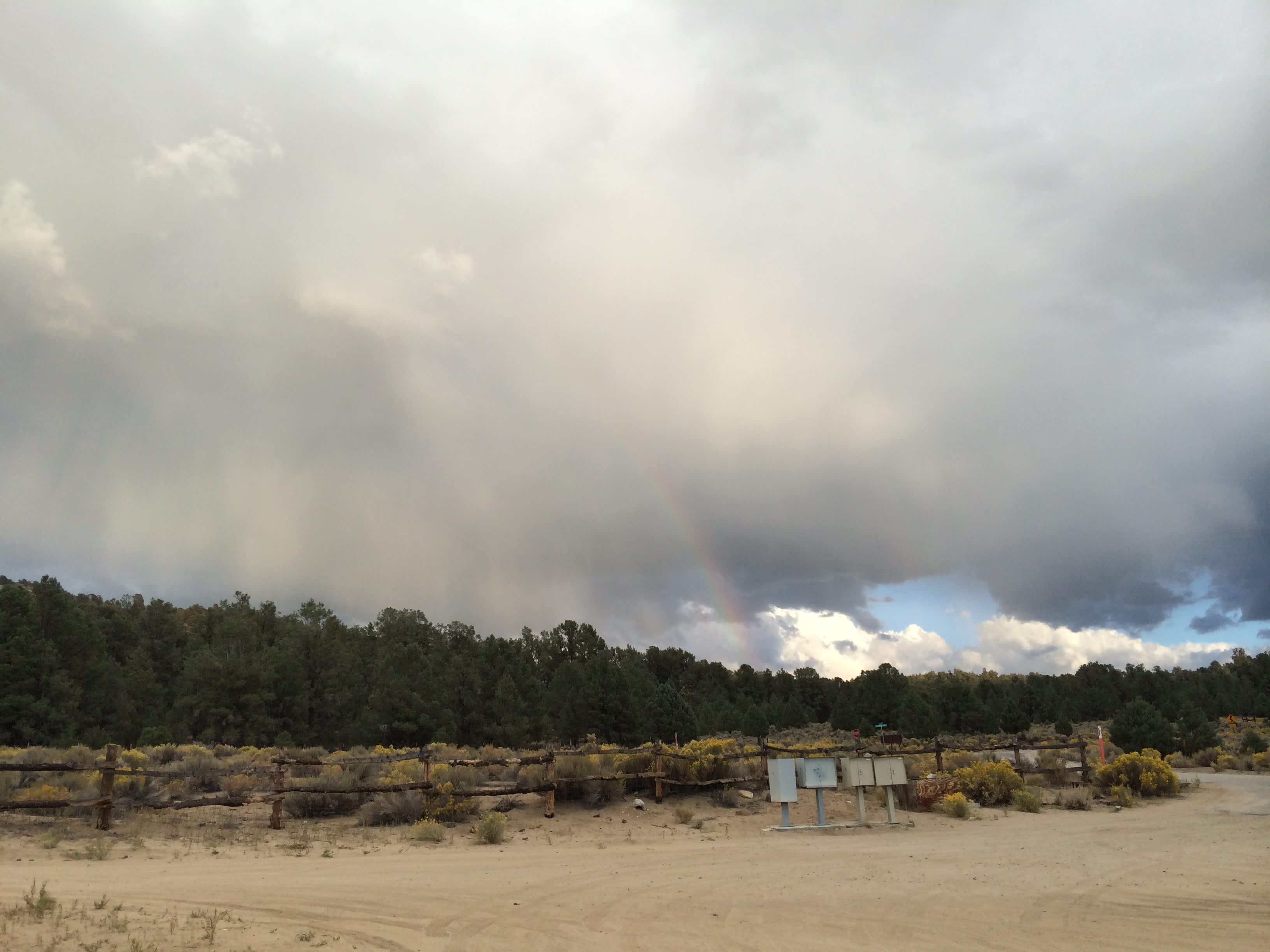 Stormy weather in early fall