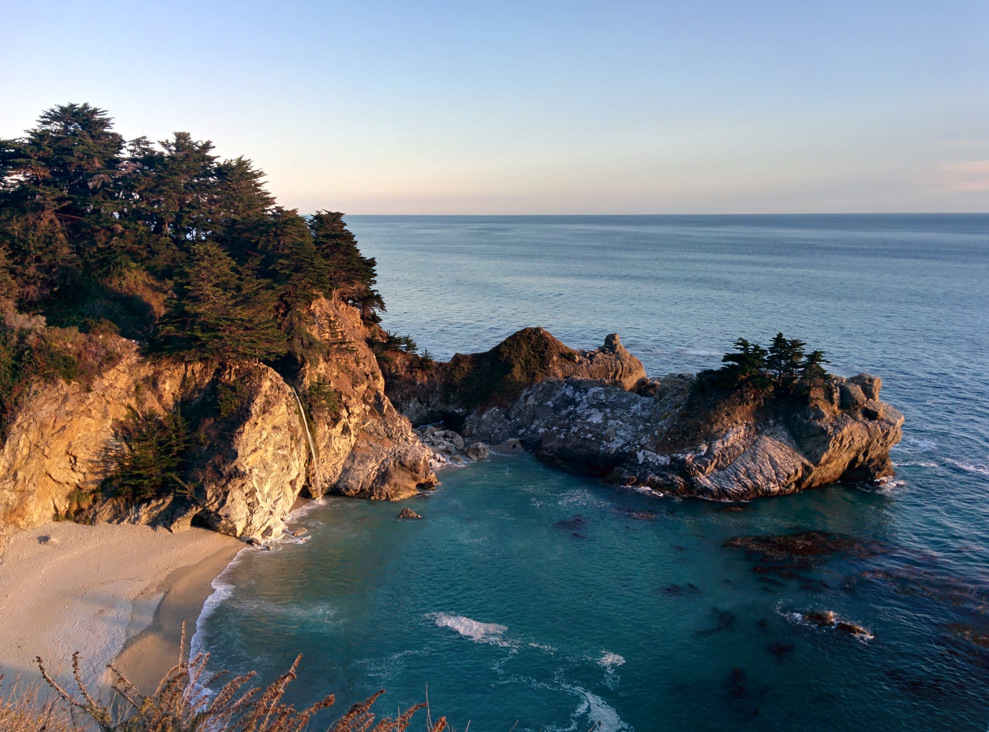 The iconic McWay cove. Campsite is just behind the trees up there. Amazing.