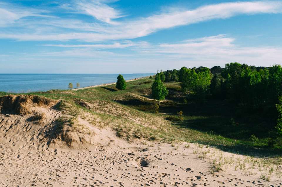 Nothing like walking over a dune and taking in Lake Michigan while smell of campfires and s'mores pulls you further down the beach. 