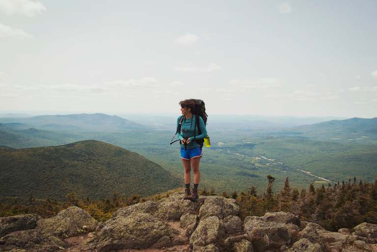 Looking out from Mt. Adams
