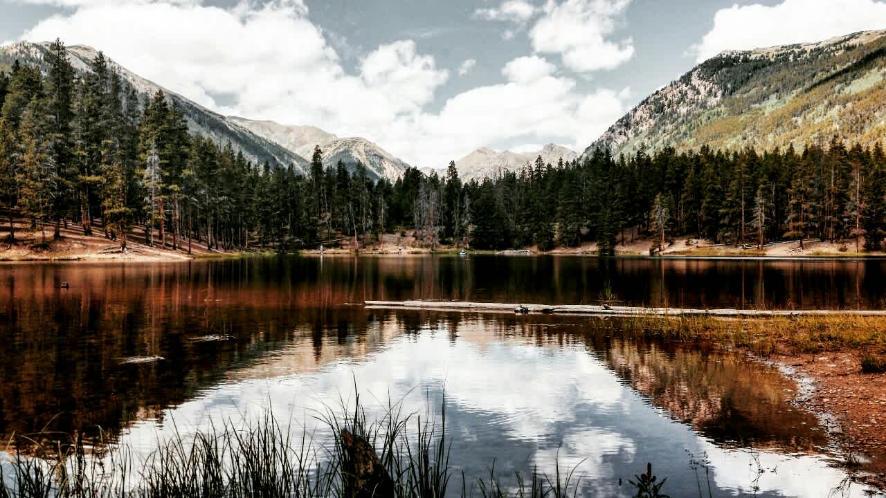 Emerald Lake, just near the campground. Great place to catch trout and enjoy a breathtaking view!