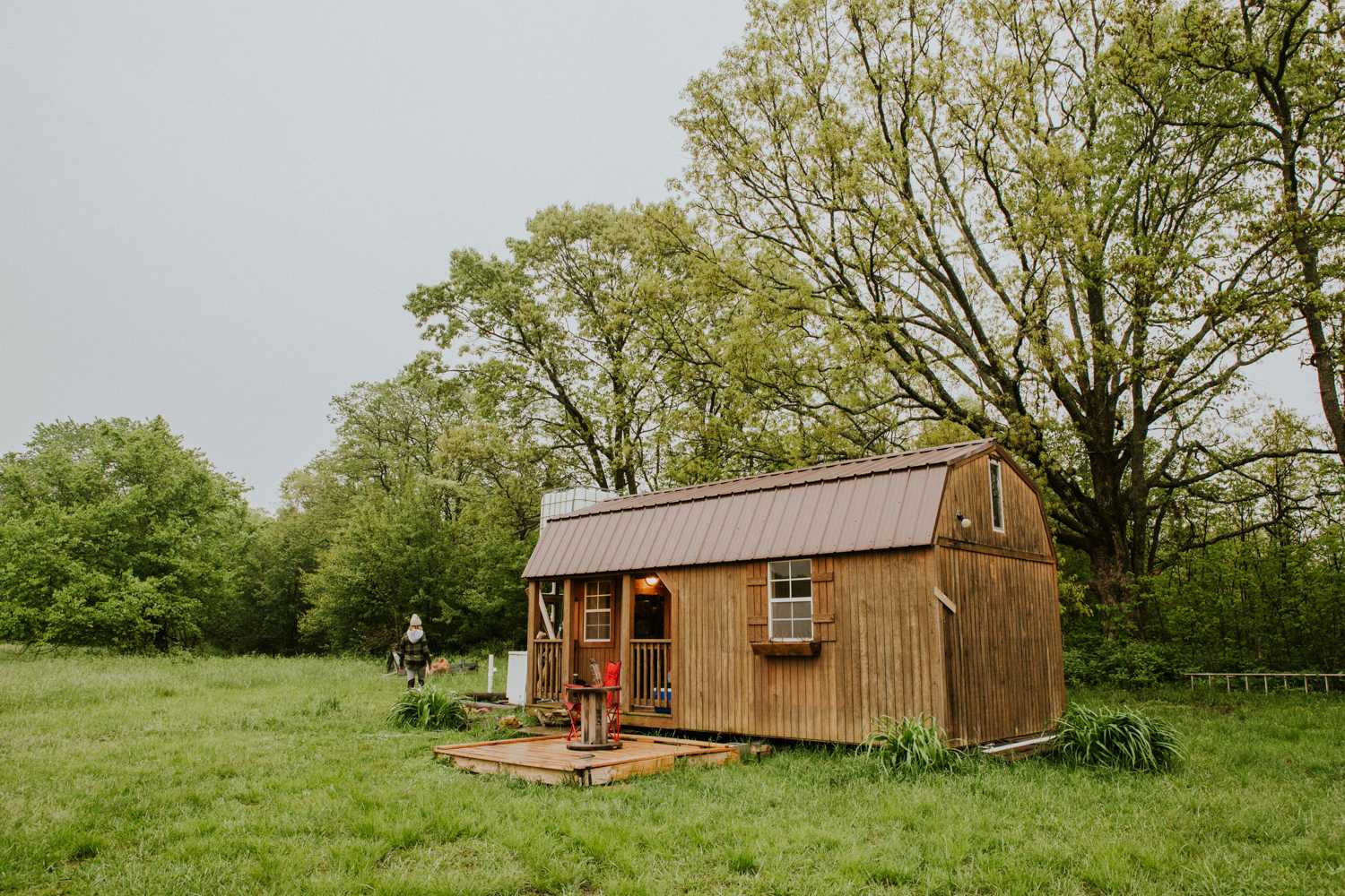The little cabin shelter we slept in