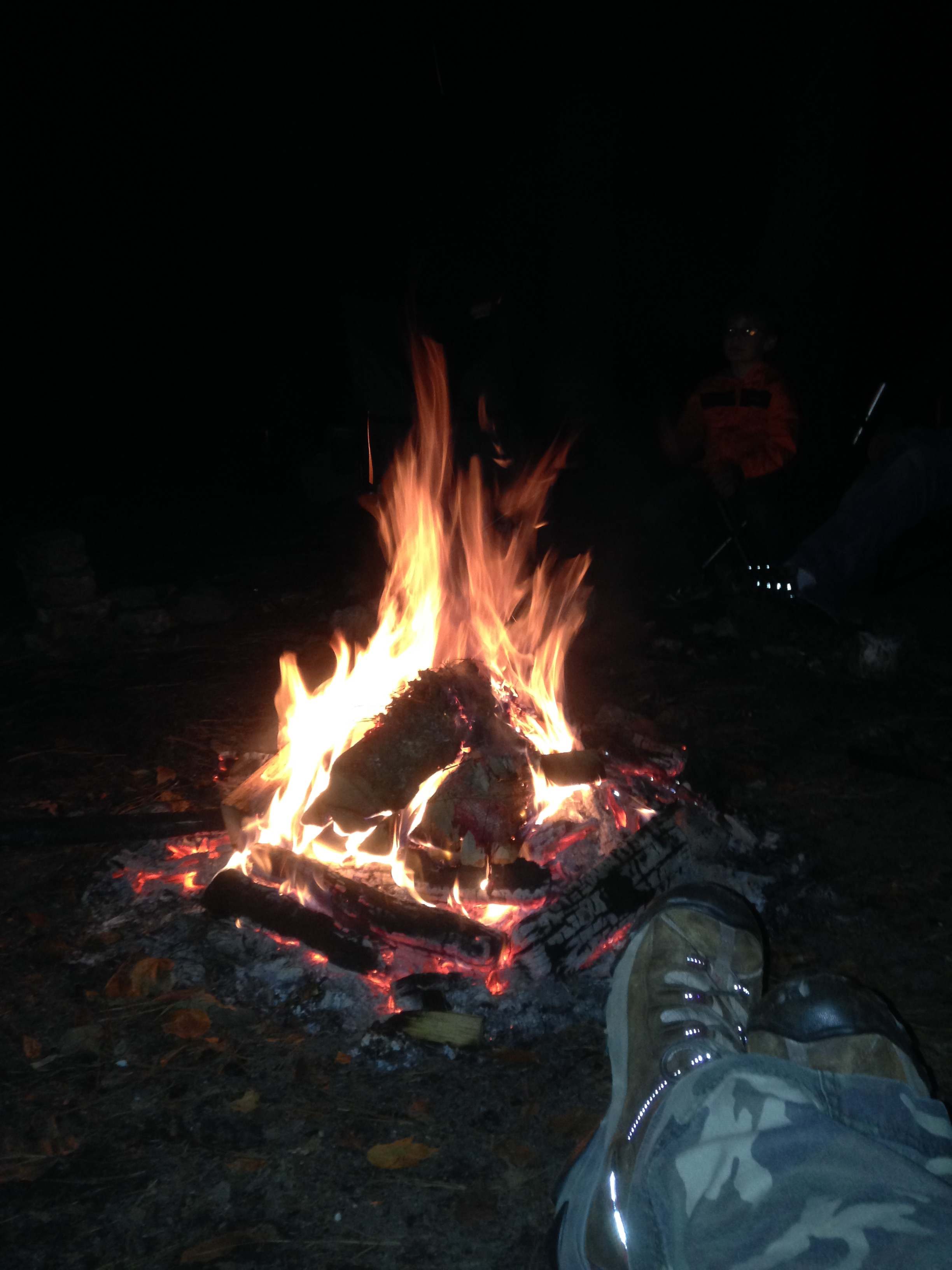 not much better than a campfire, by the lake, in the middle of a forest. pass the jar. ;-)