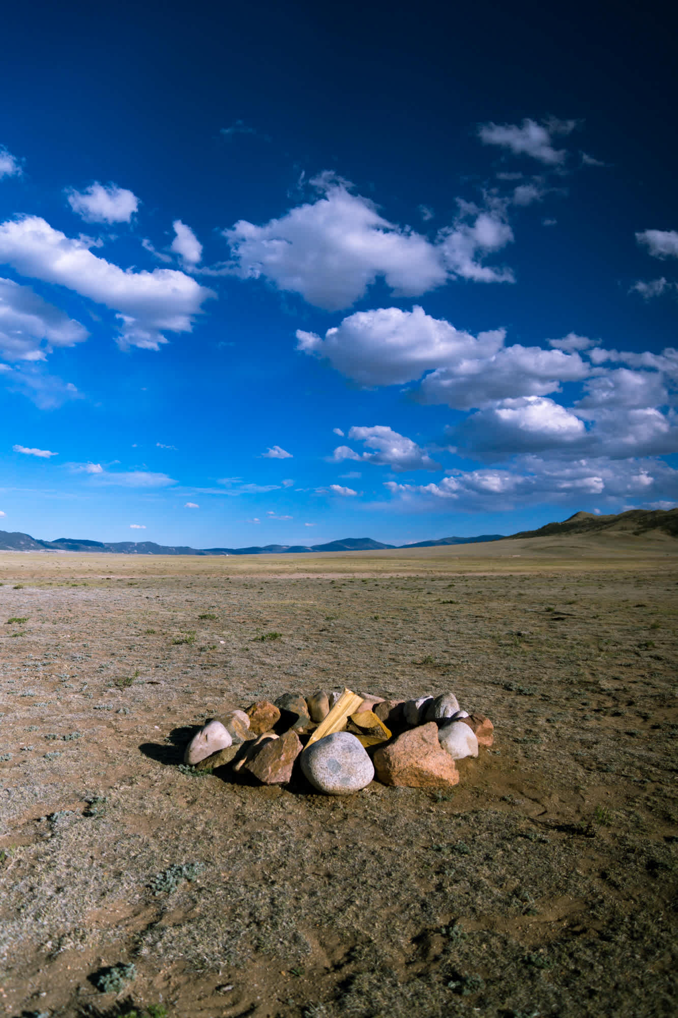 View from the campsites looking east. 