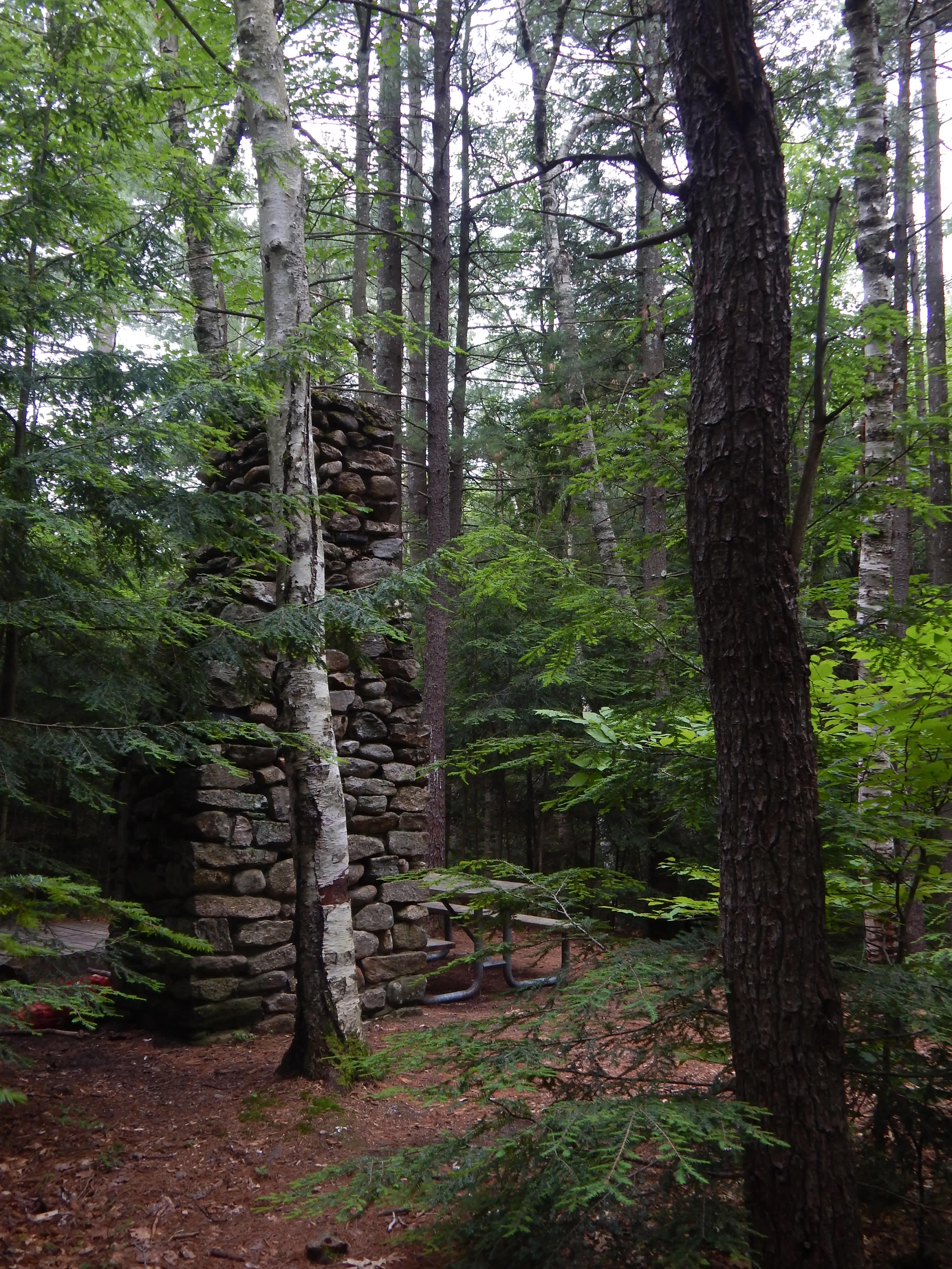 Remote site 2 is a 3 minute walk from parking and up a hill. It is also the ruins of a house. A small stream runs nearby. Also nearby, rusted out car. A bit spooky but super fun and private. 