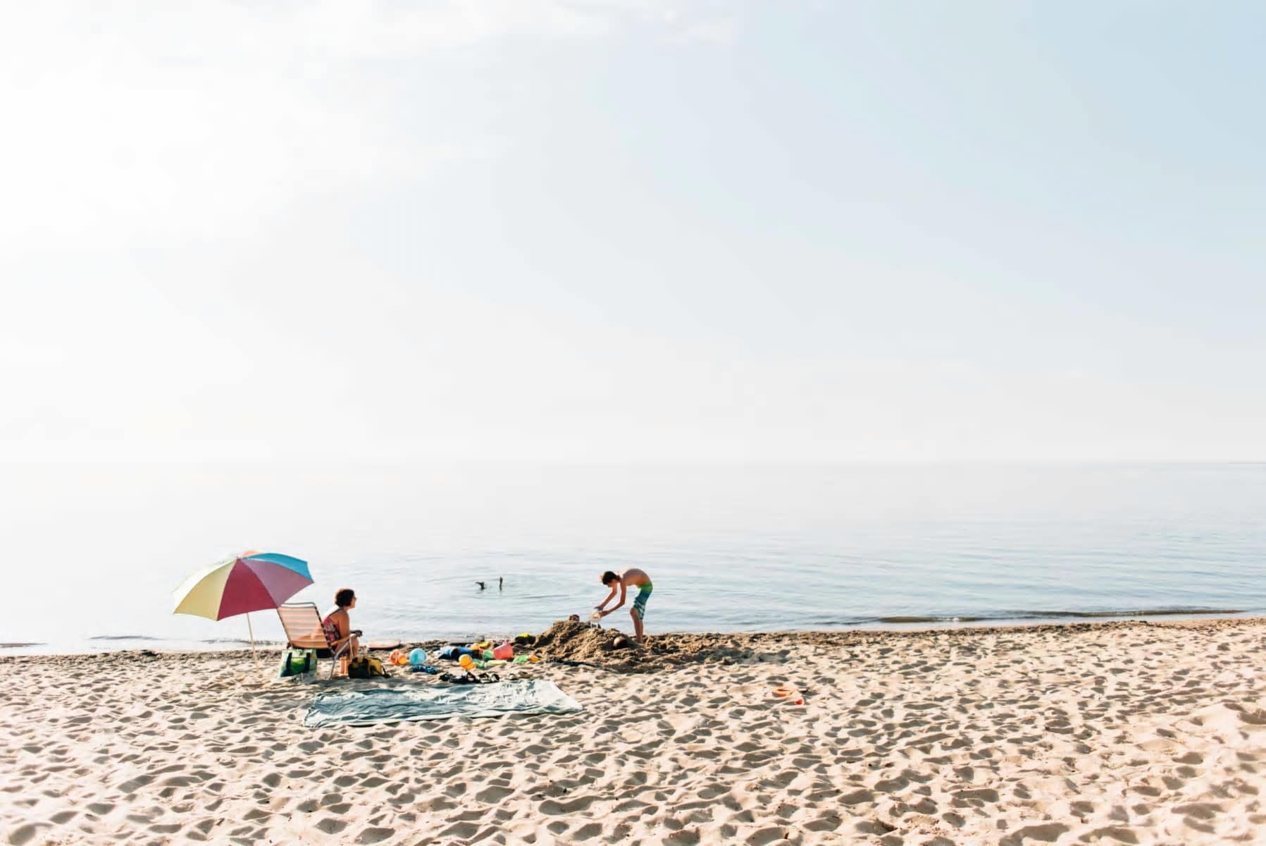 Cherry Beach is 3 minutes away