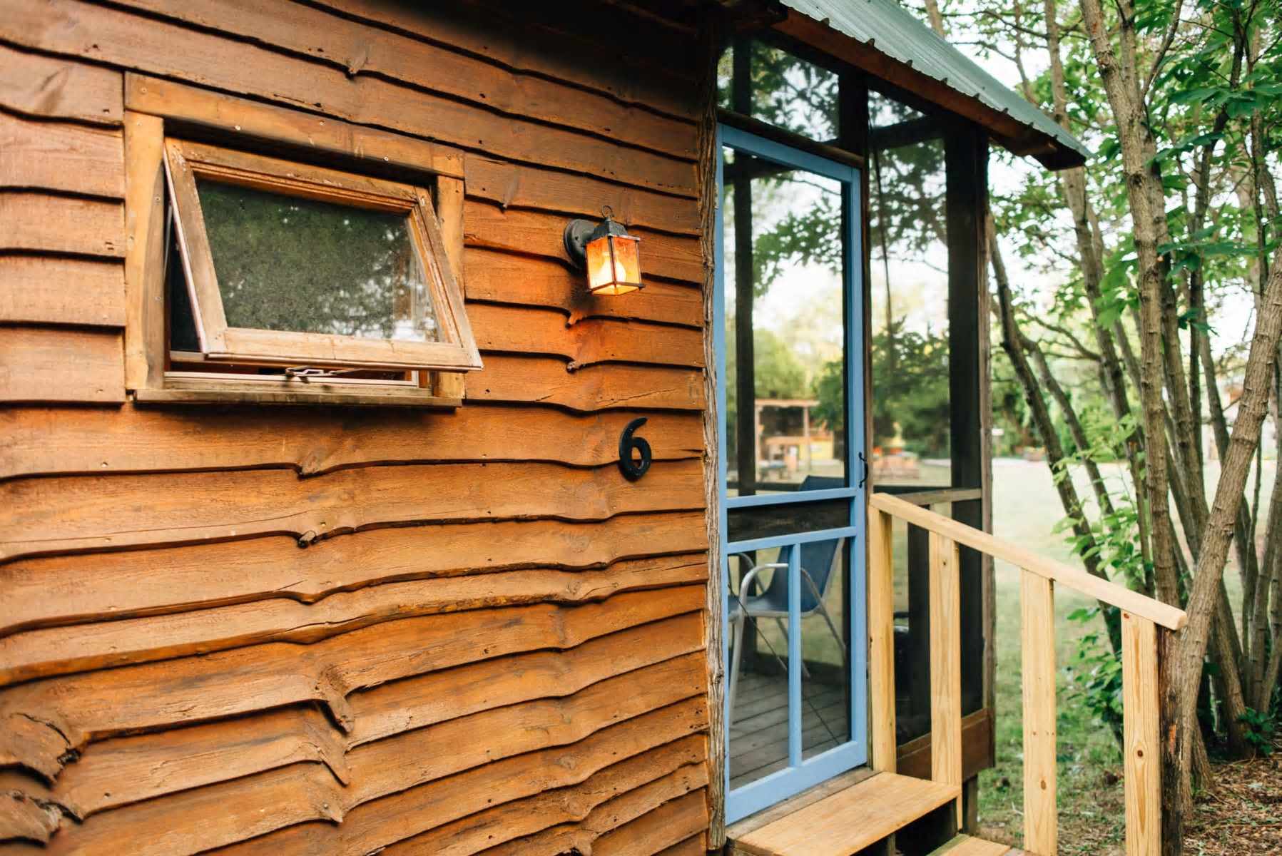 Close up of cabin 6