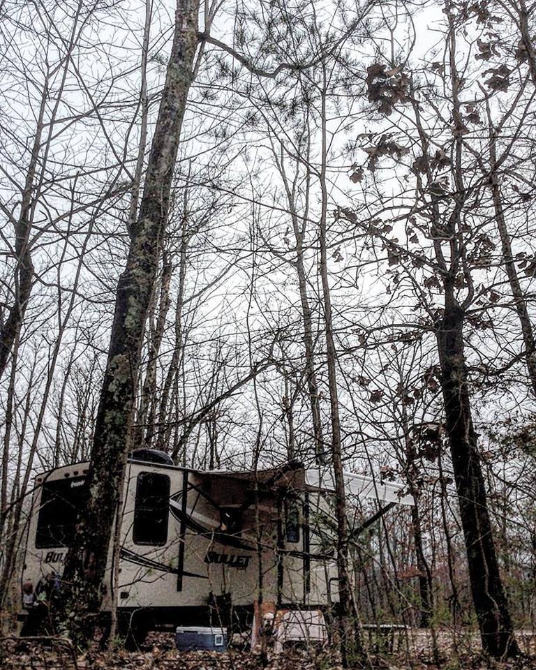 Free camping at Honey Hill