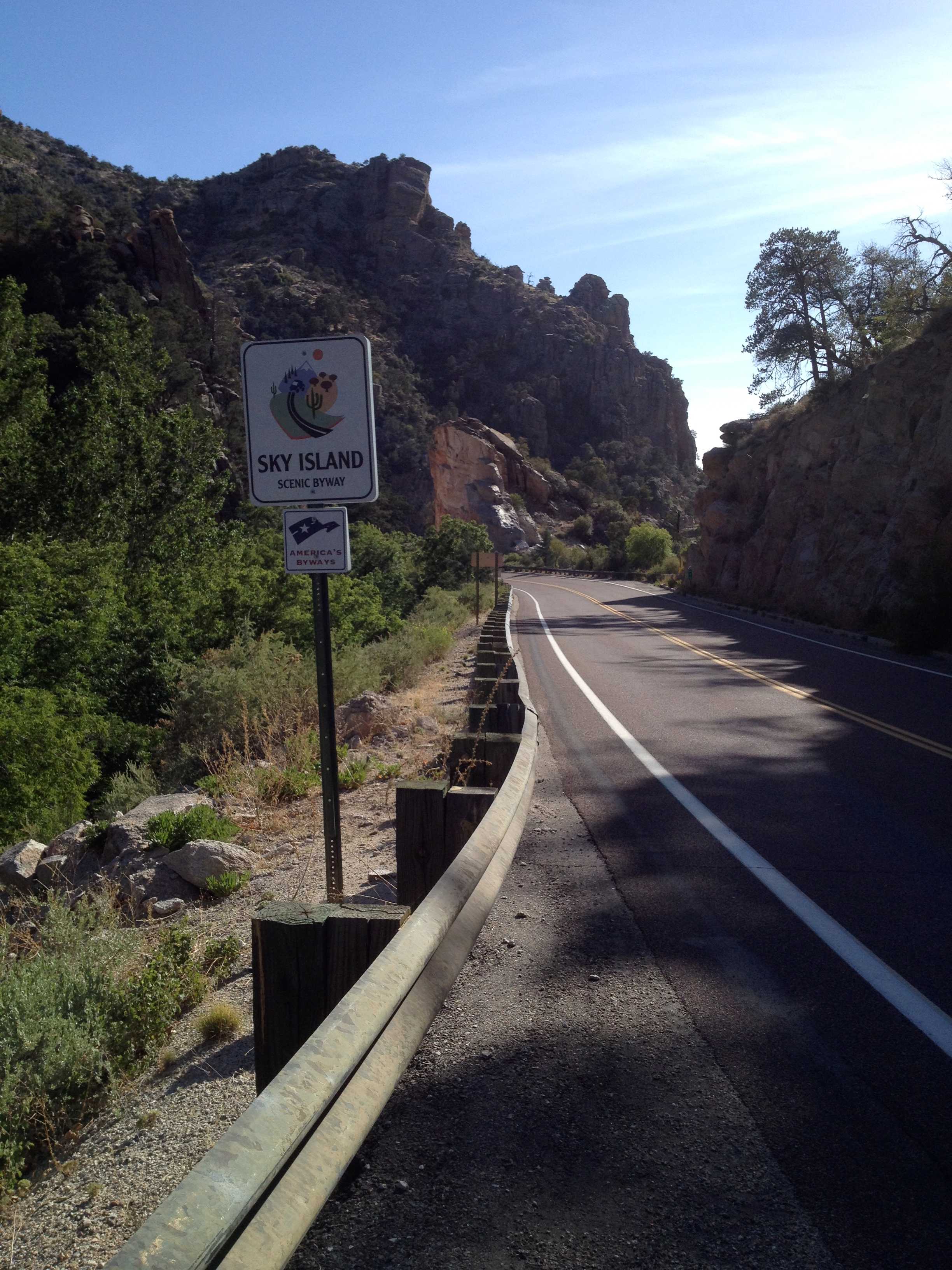 Campsite along Sky Islands Scenic Byway