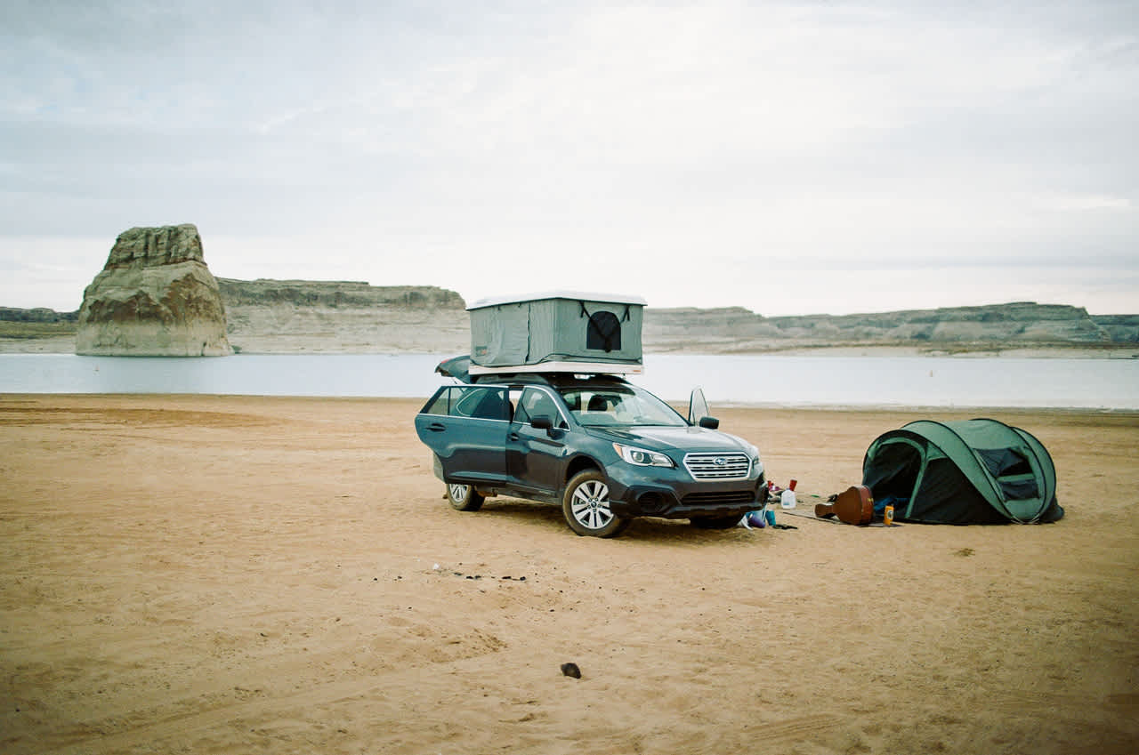 Lone Rock Beach Primitive Camping
