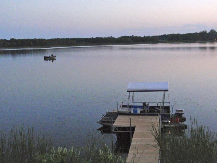 250' of shoreline, plus, 1/4 mile to public access and county beach.
