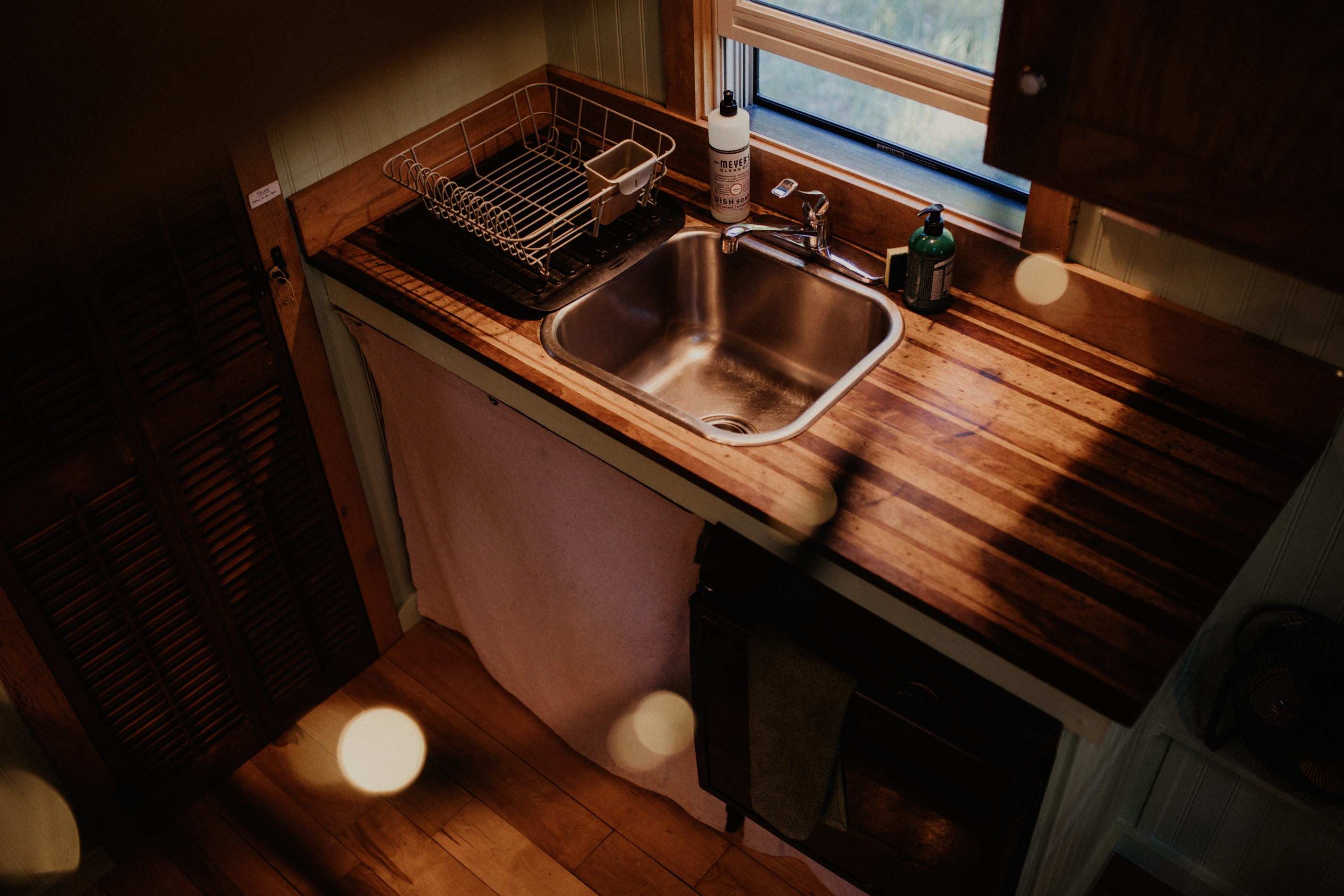 View of the kitchen from above