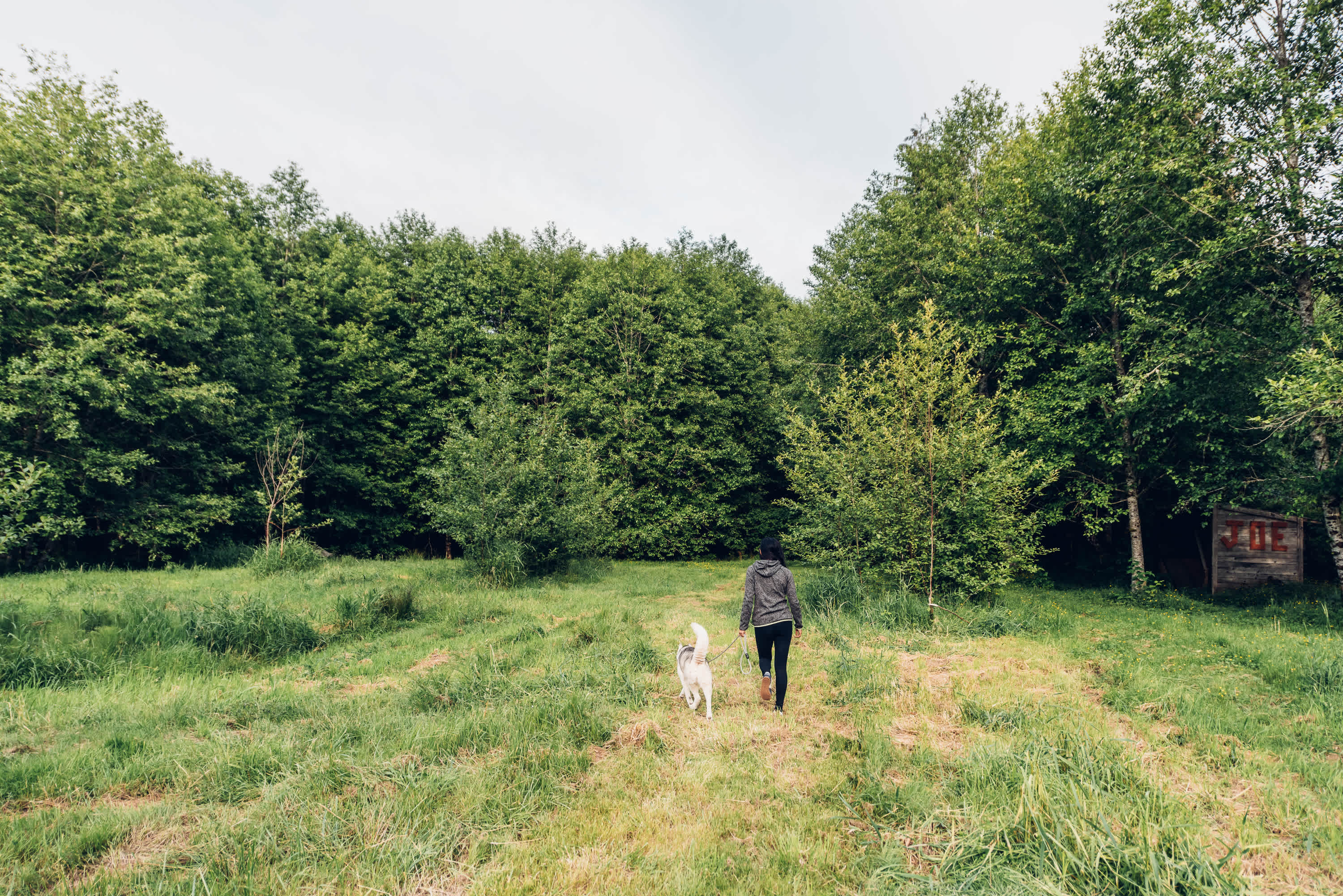 There are a few different trails on the property leading to camp spots