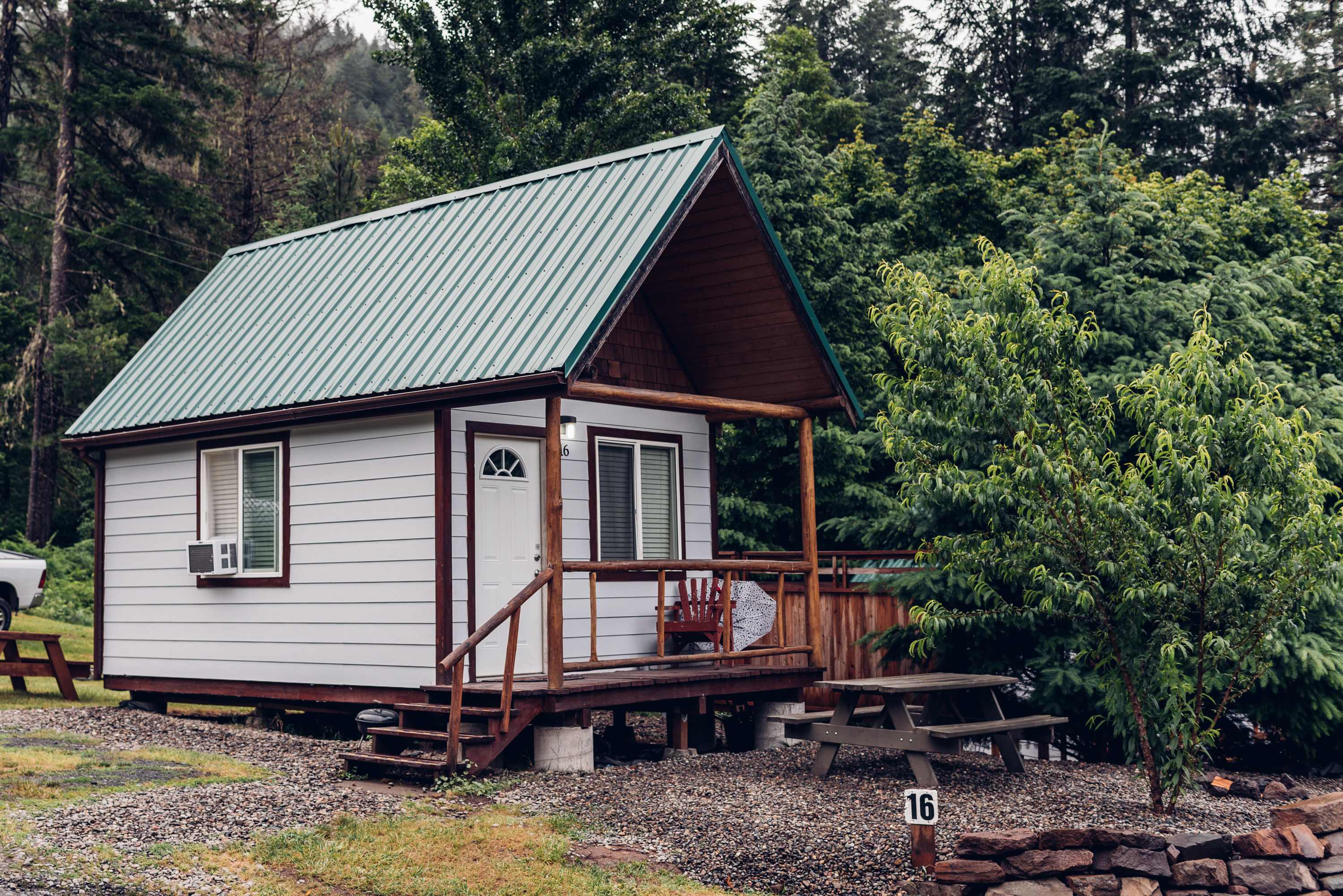 One of many tiny homes available to rent