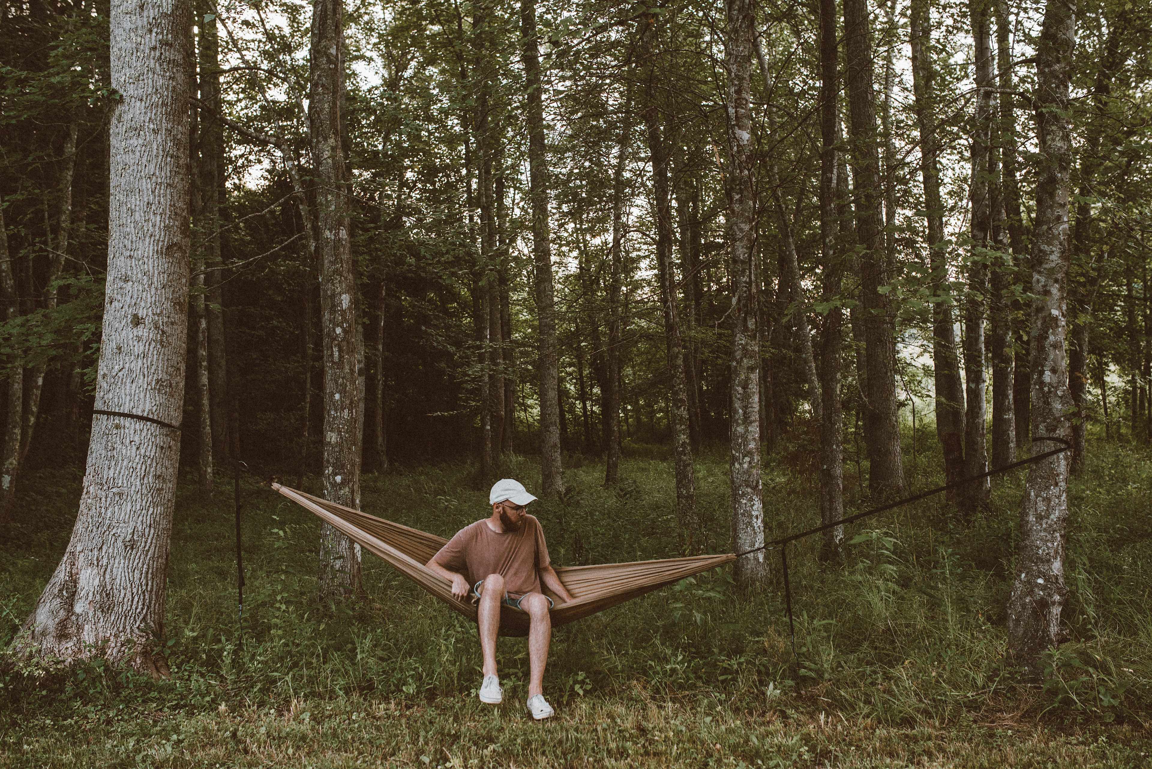 Little grove of trees was a perfect place to set up the hammock.