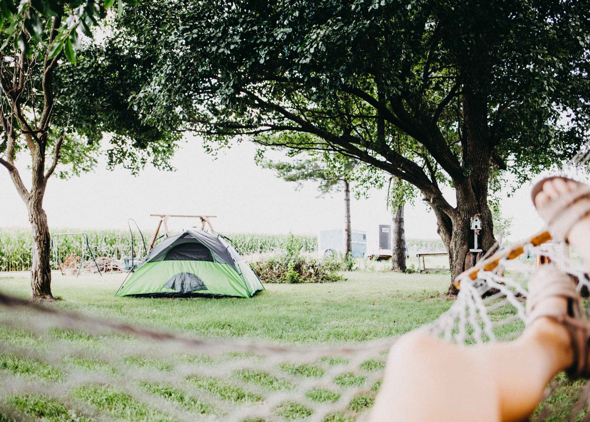There's already a hammock. Go enjoy it!