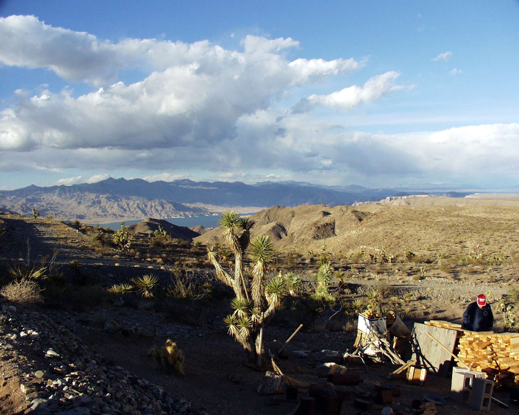 View NE from property.