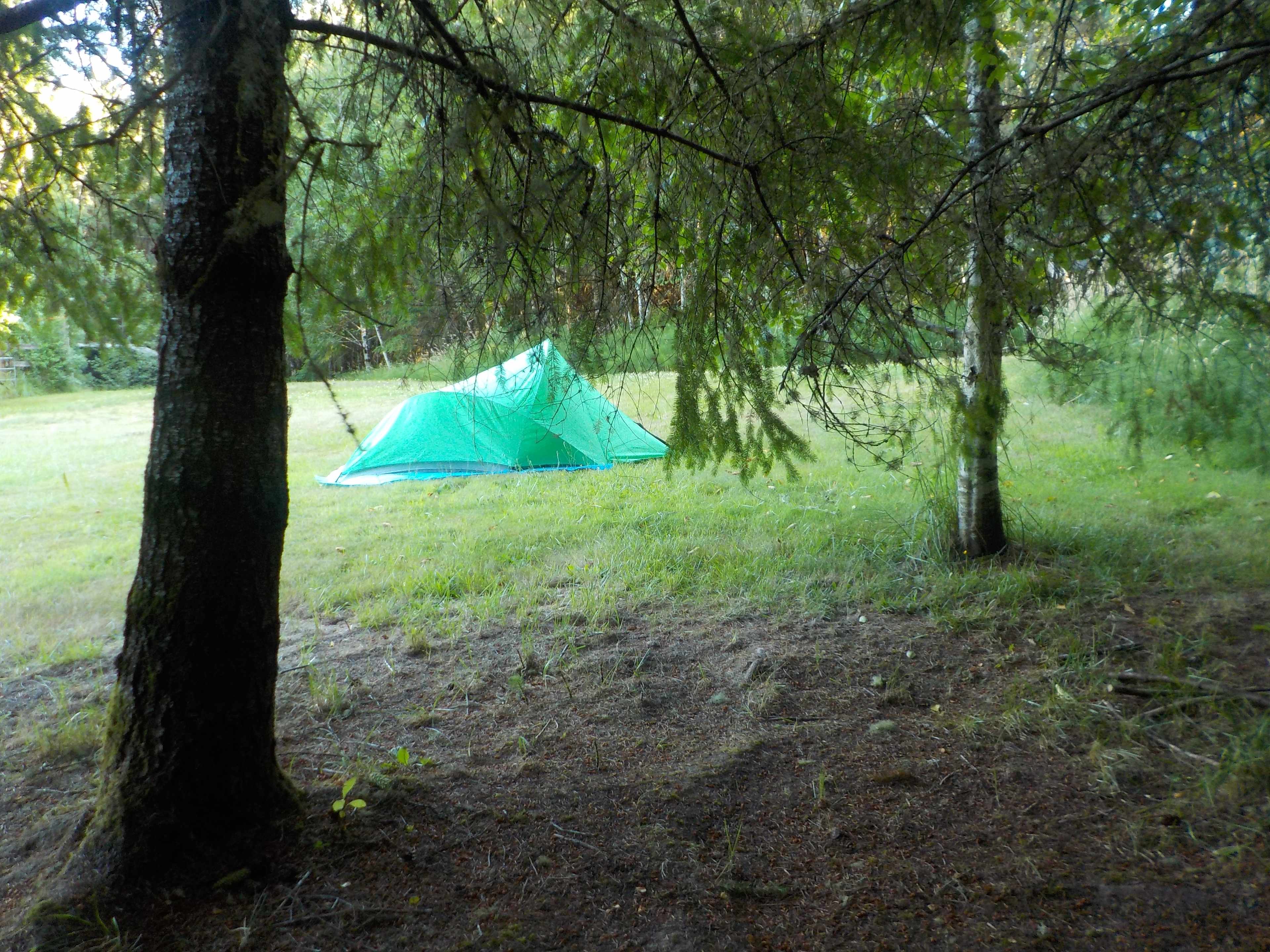 Fine tent camping is several locations
