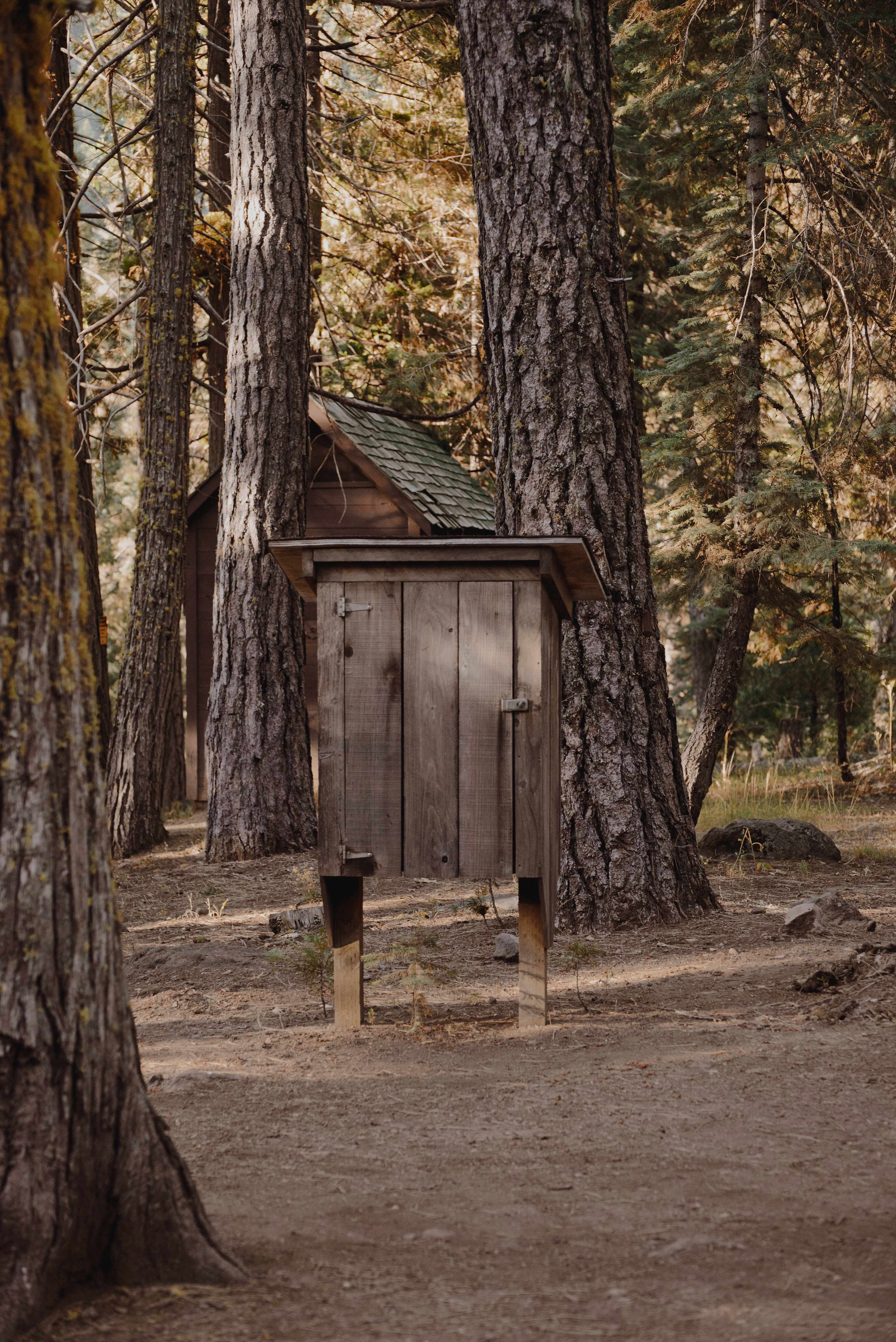 At one of the many campsites