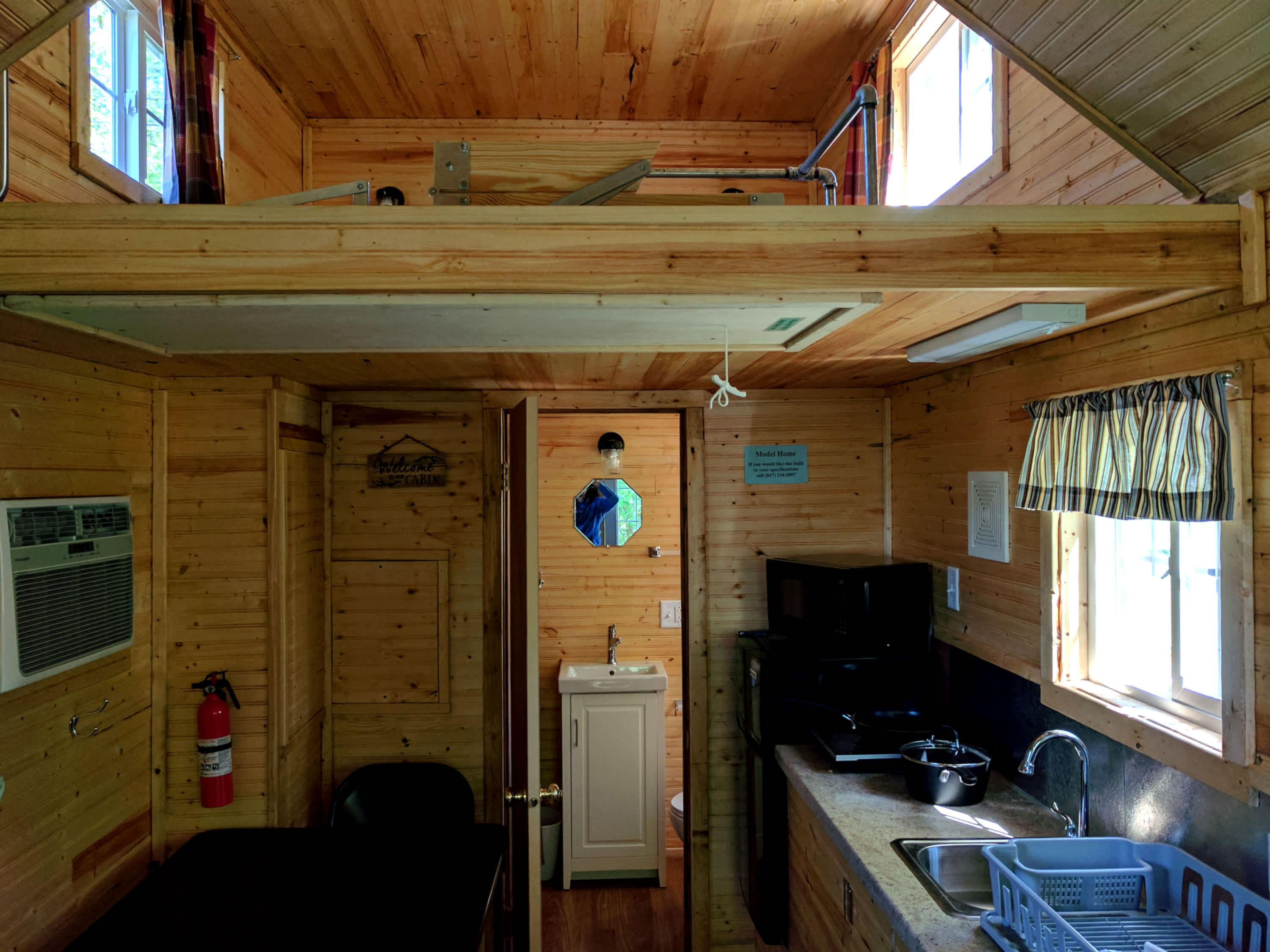 Main floor view of the loft.