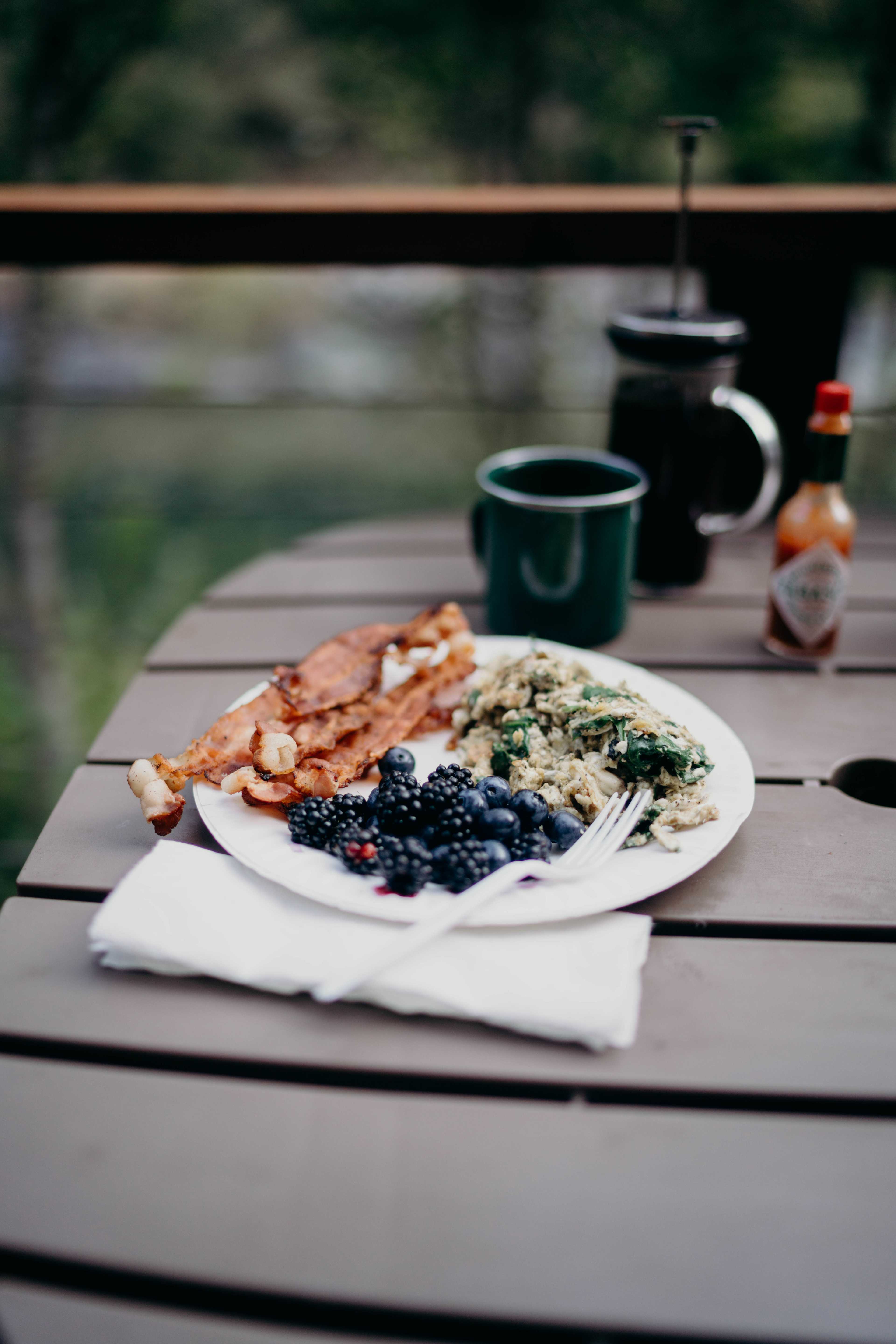 The blackberries were quite the yummy addition. 
