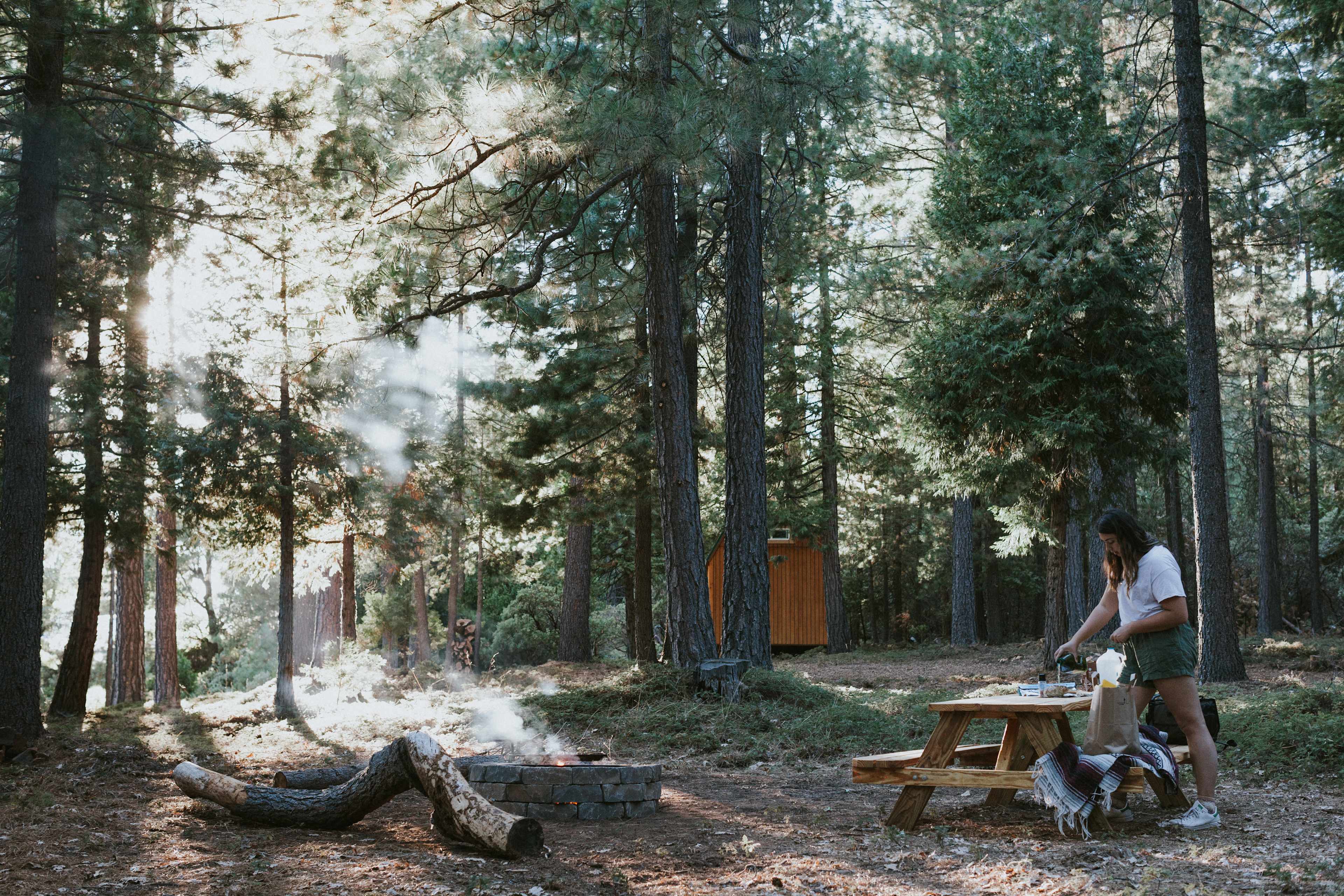 picnic and cooking area
