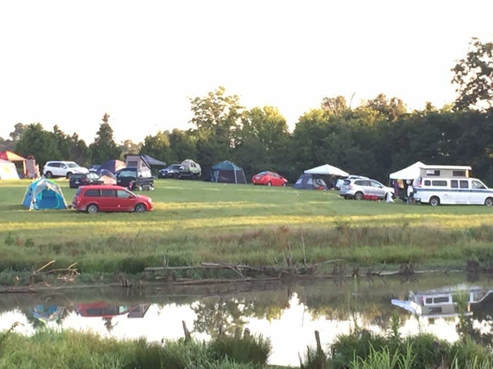 Camping spots everywhere on the farm! 