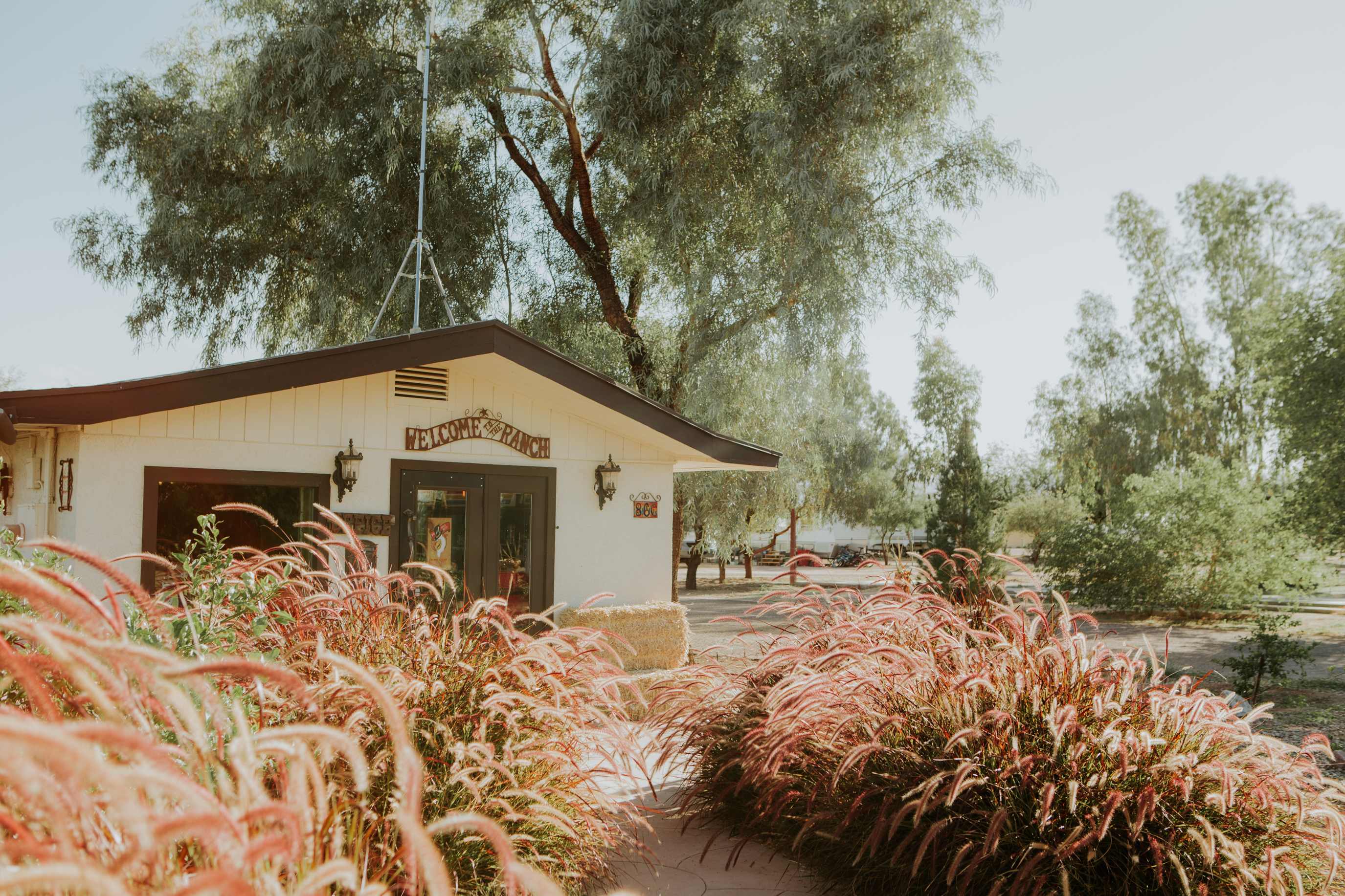 This is the main building which contains an adorable general store and a laundry room!