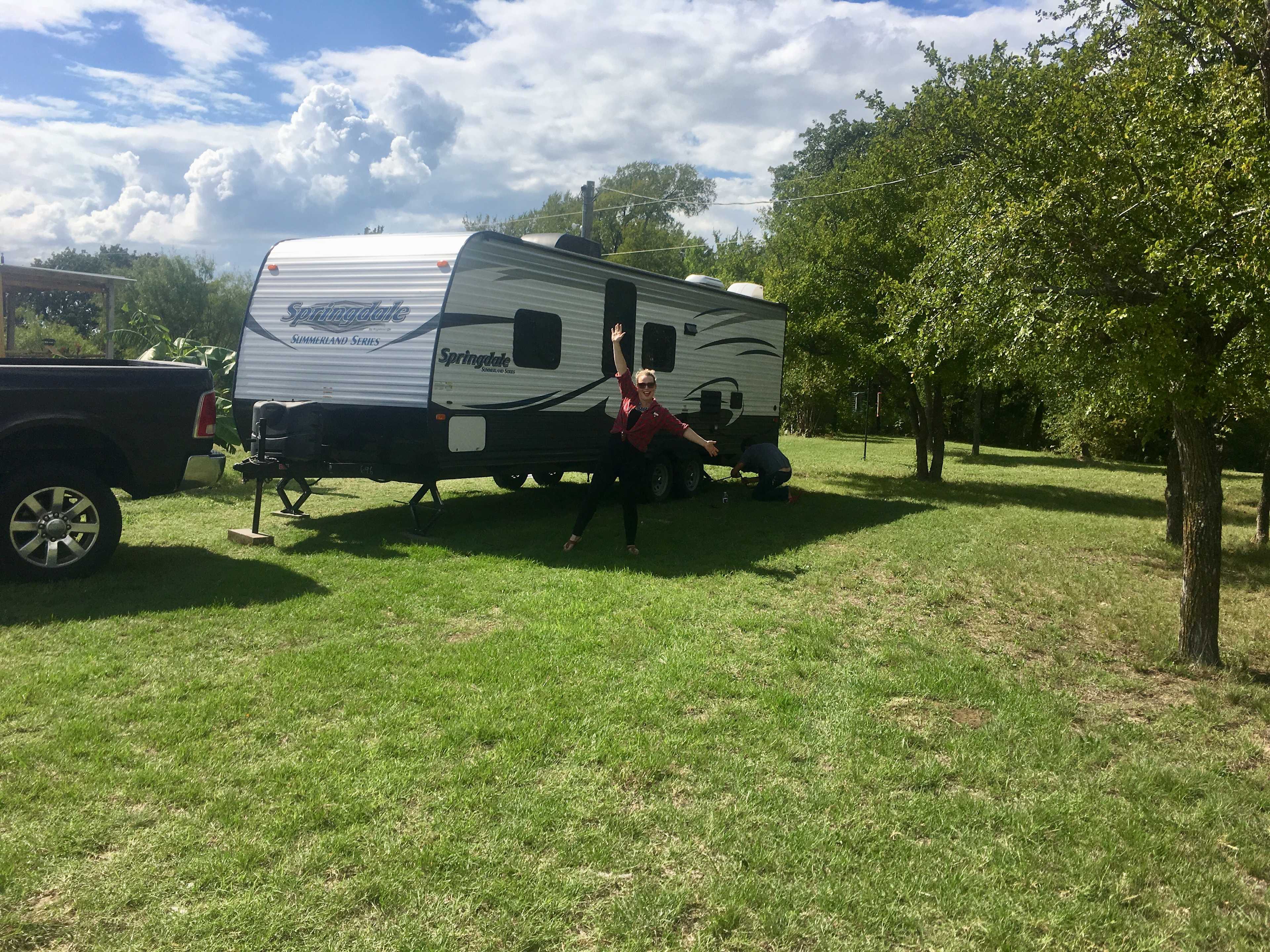 There is plenty of room to park 