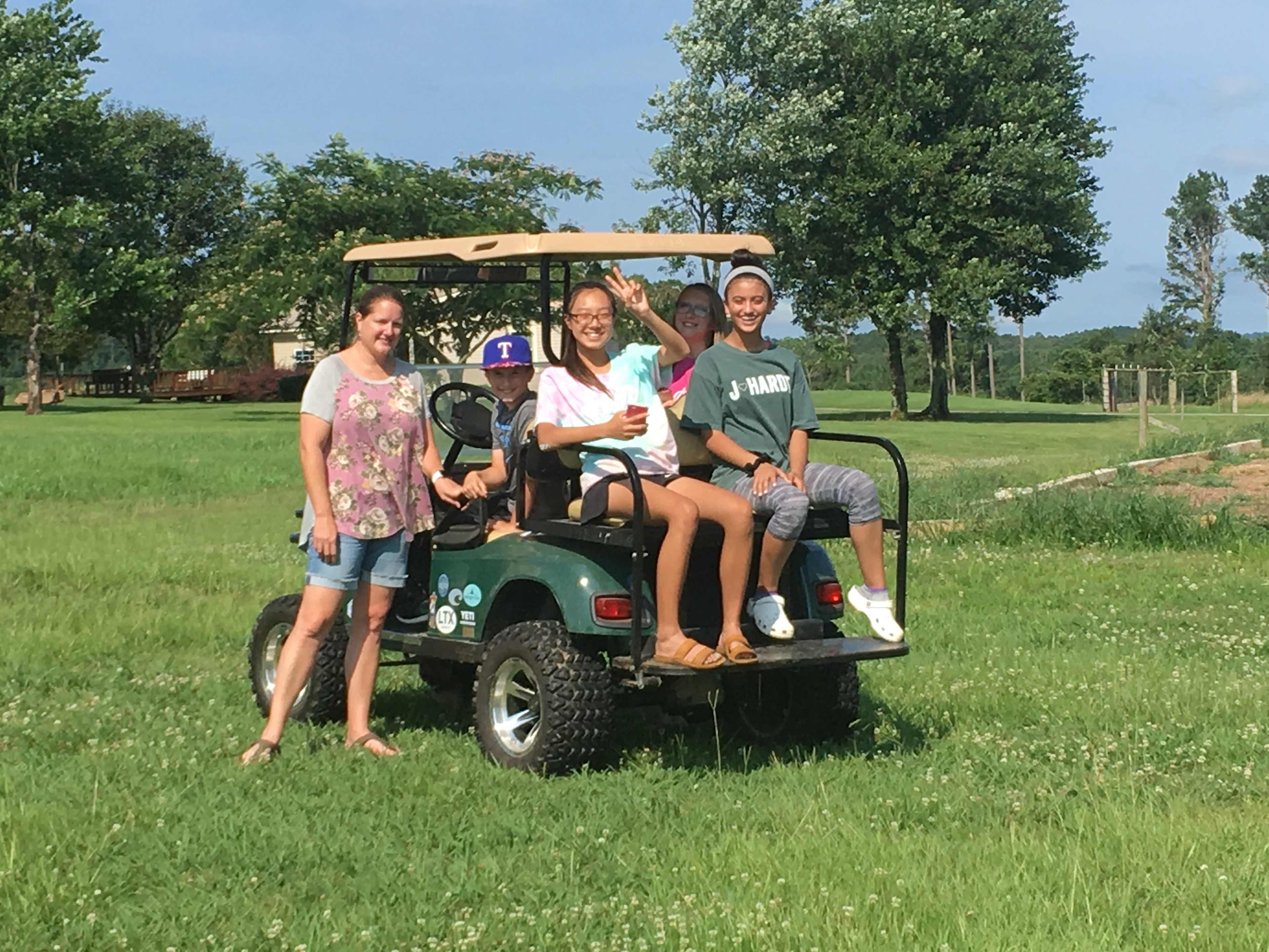 We have a lot of fun exploring the farm