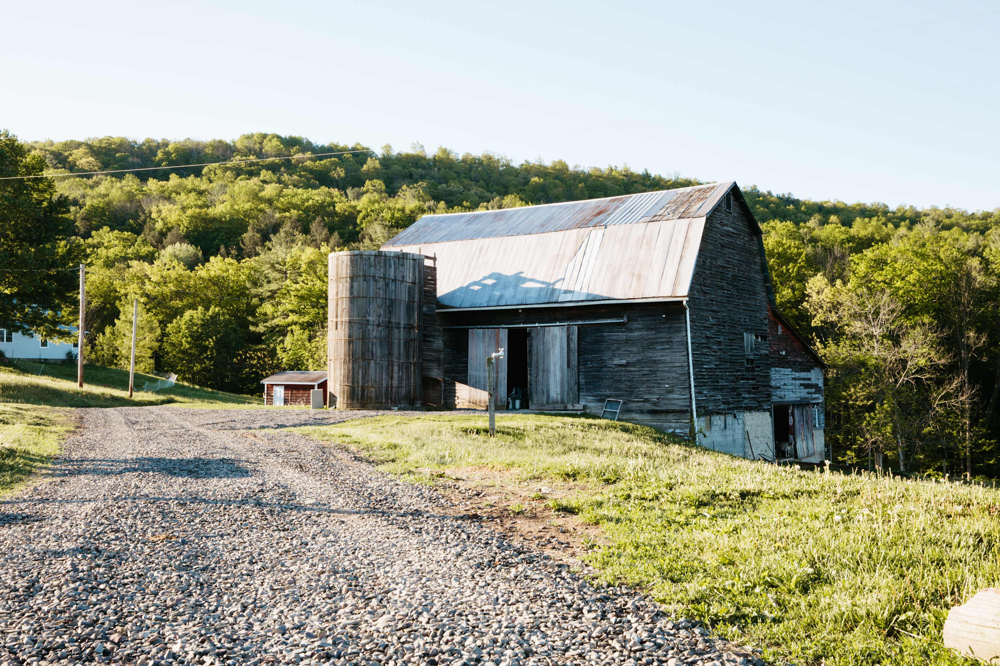 The main barn on the property.