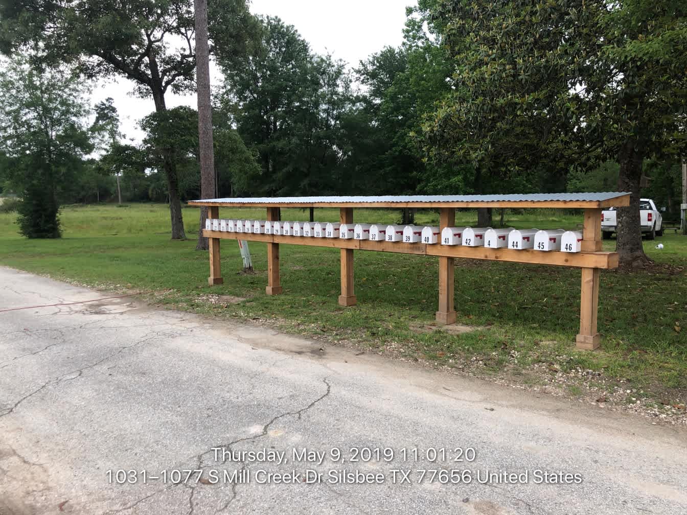 We provide Mailboxes for long term RV stays