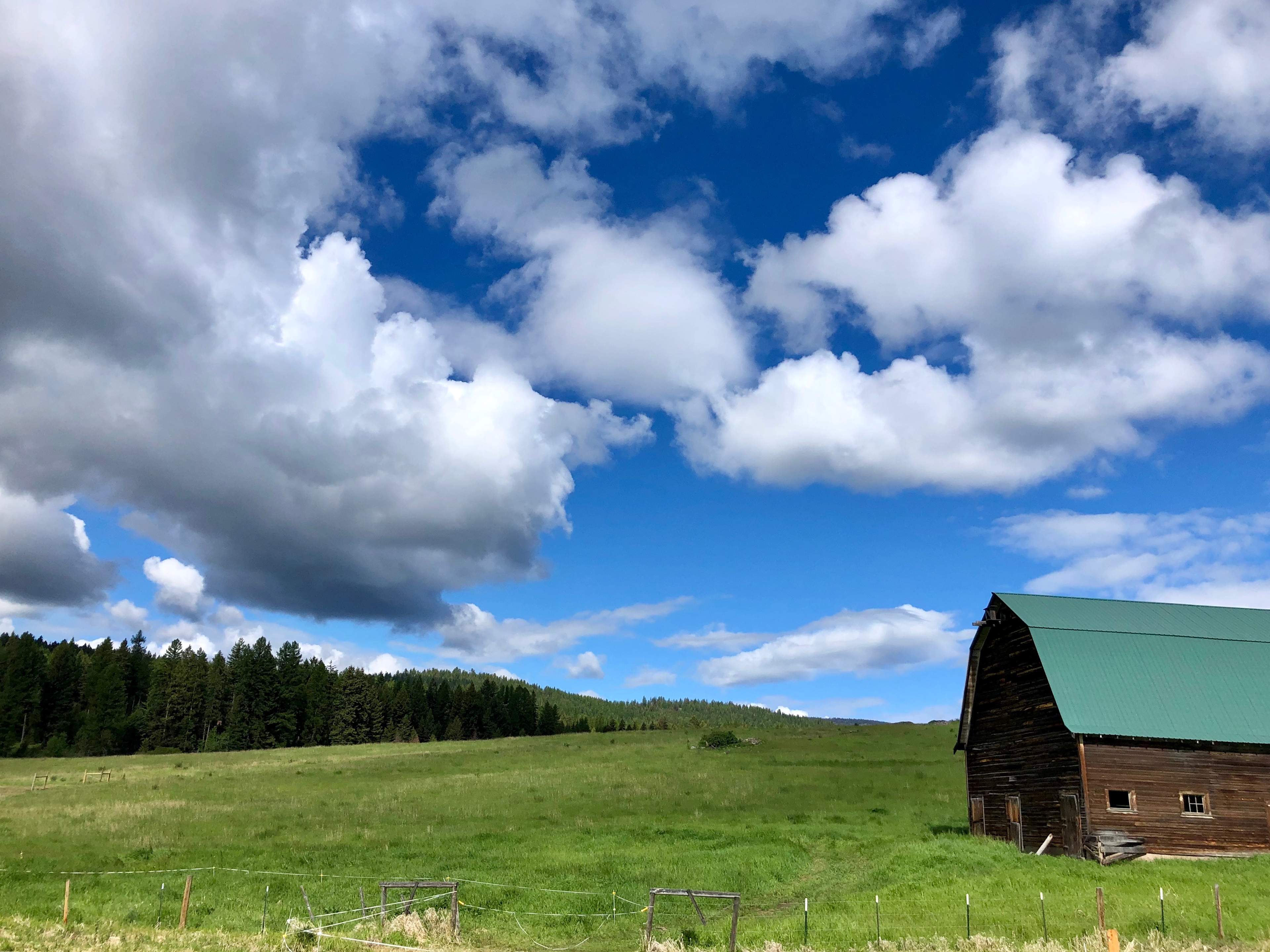 The Bunch Barn. Finished in 1928 this historic and idyllic barn is currently being restored. 