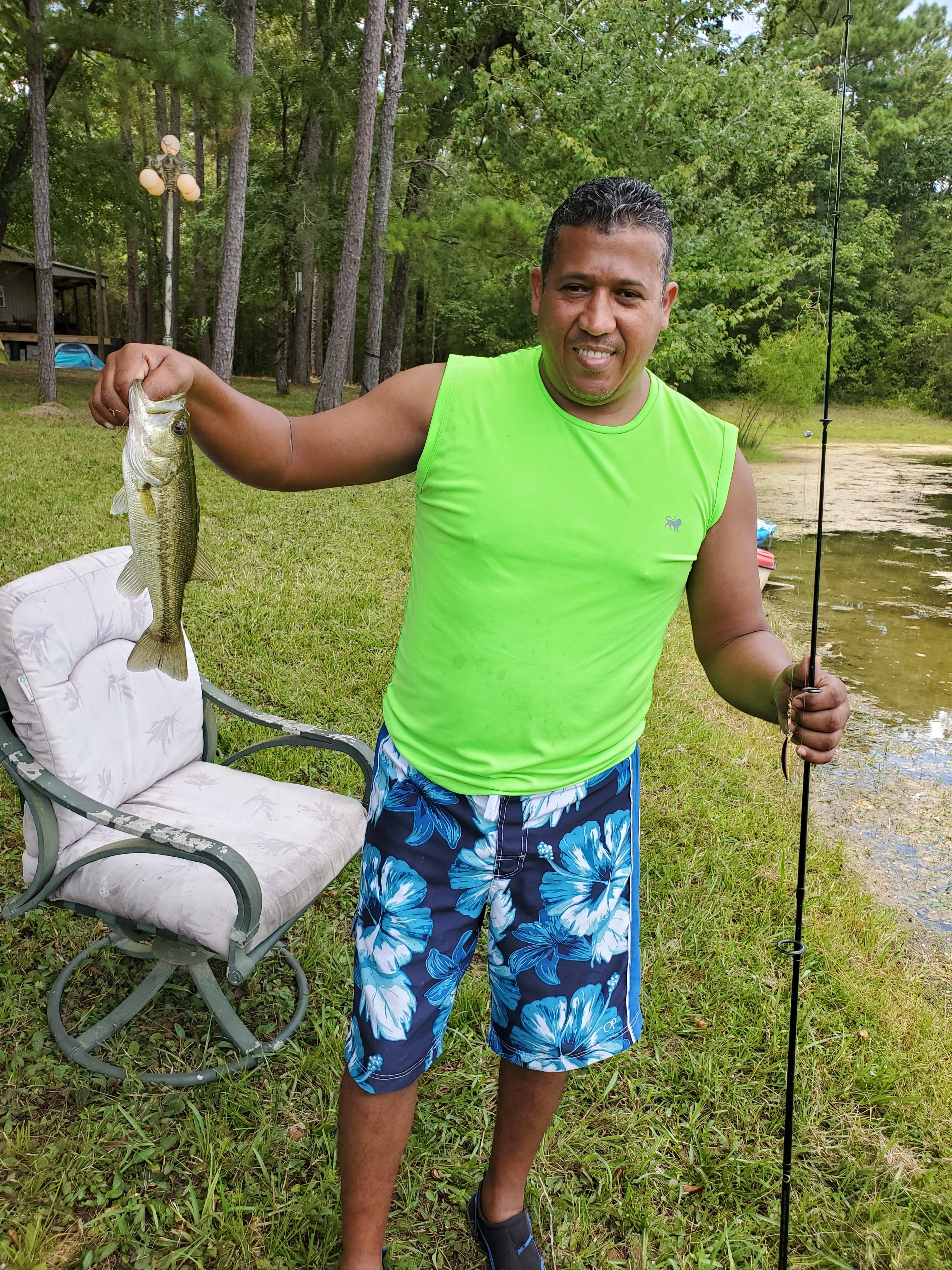 Fishing was fun