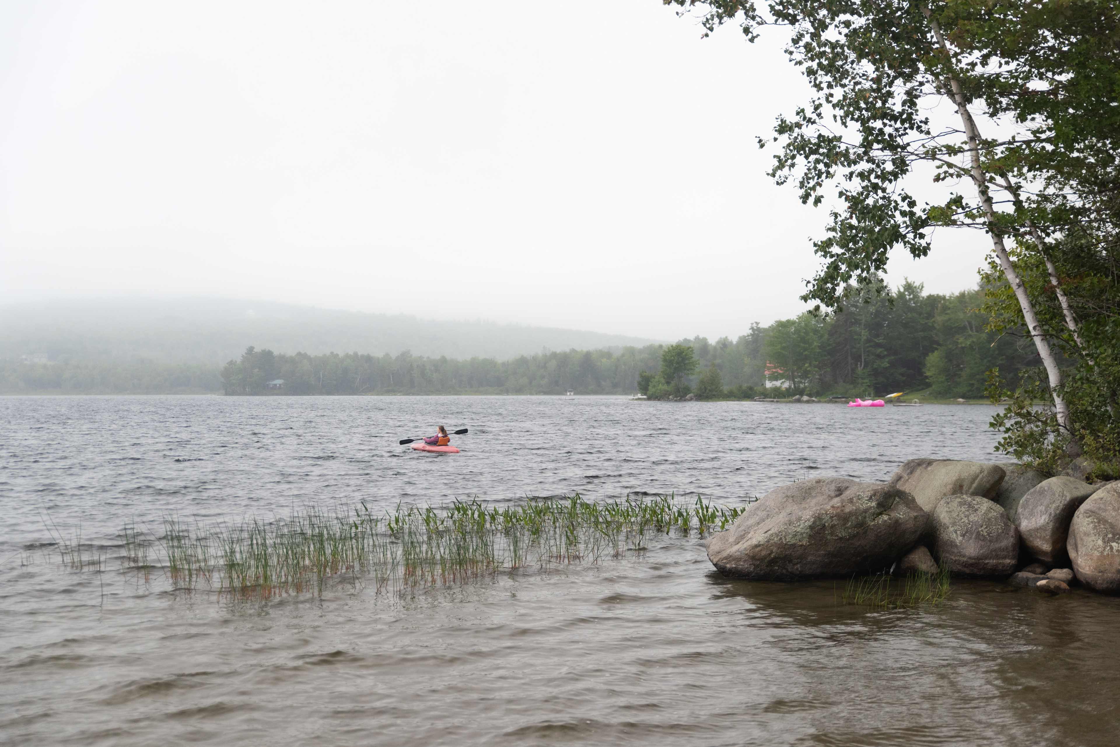 I would recommend exploring the lake in a kayak. Tons of fun!