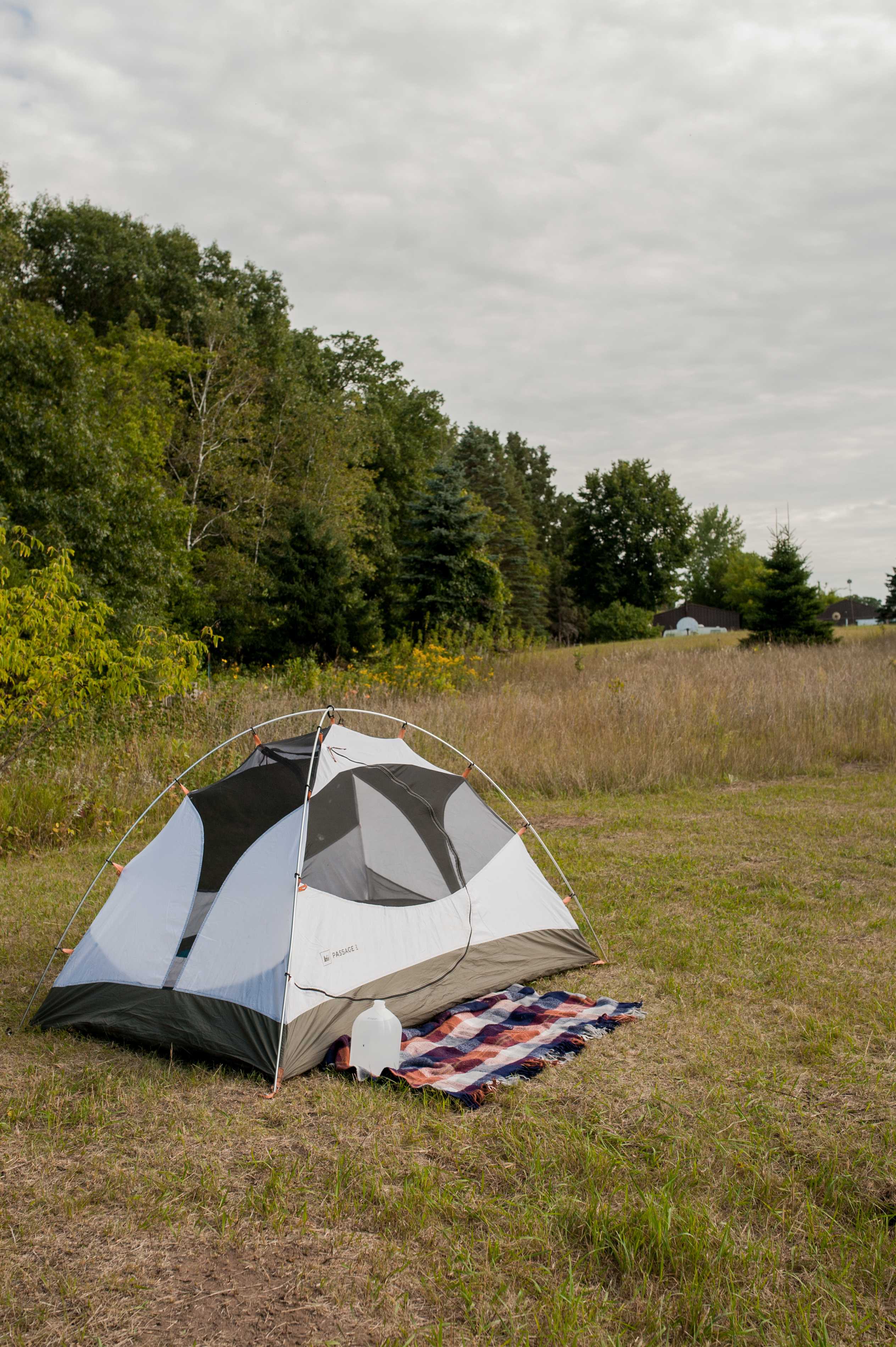 Cozy campsites with wide open spaces.