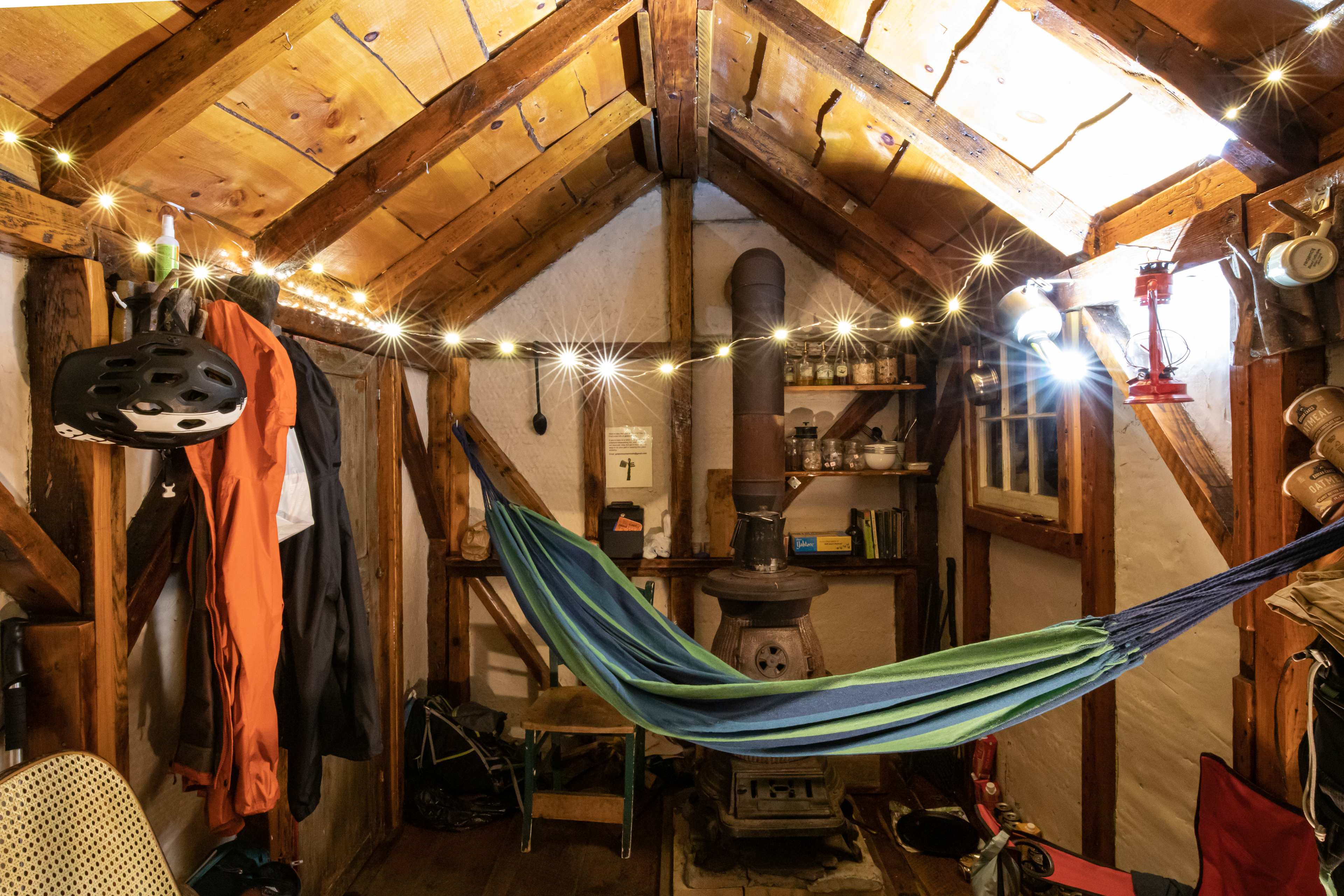 View from the top bunk inside the cabin... so dreamy!