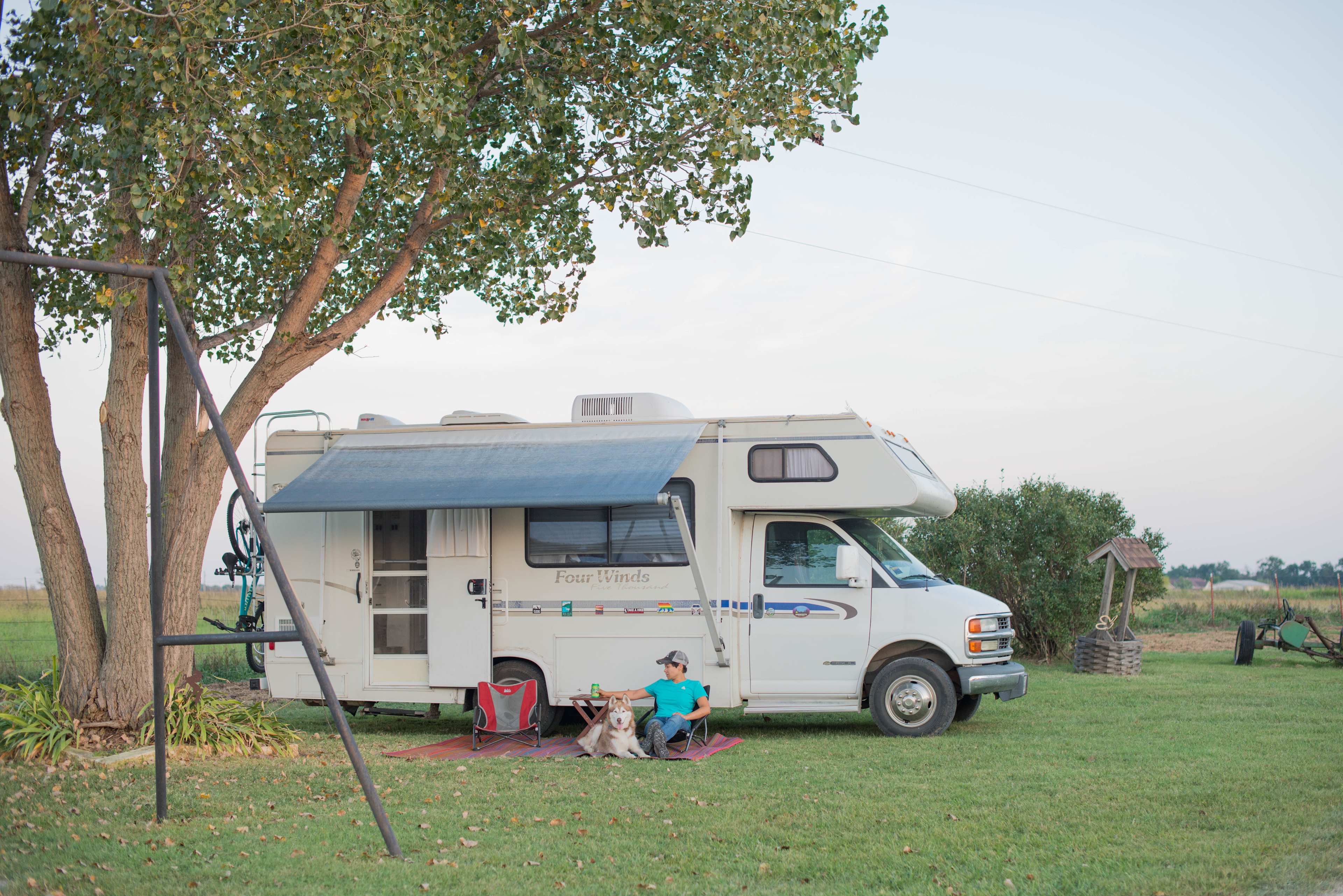 Perfect spot to tuck our RV into