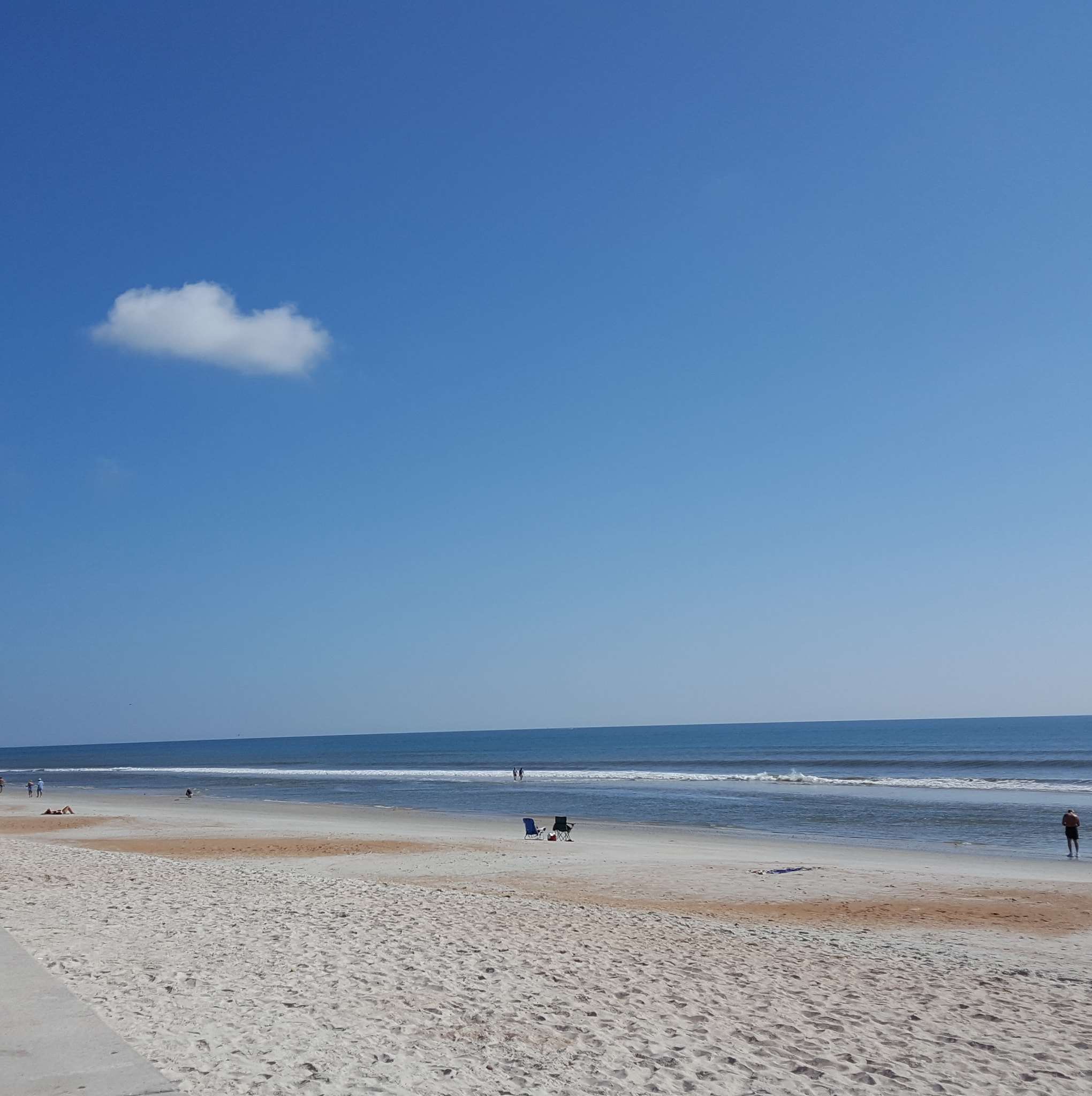 Walking distance to the beach. White sand, gentle surf and a long pier await you.