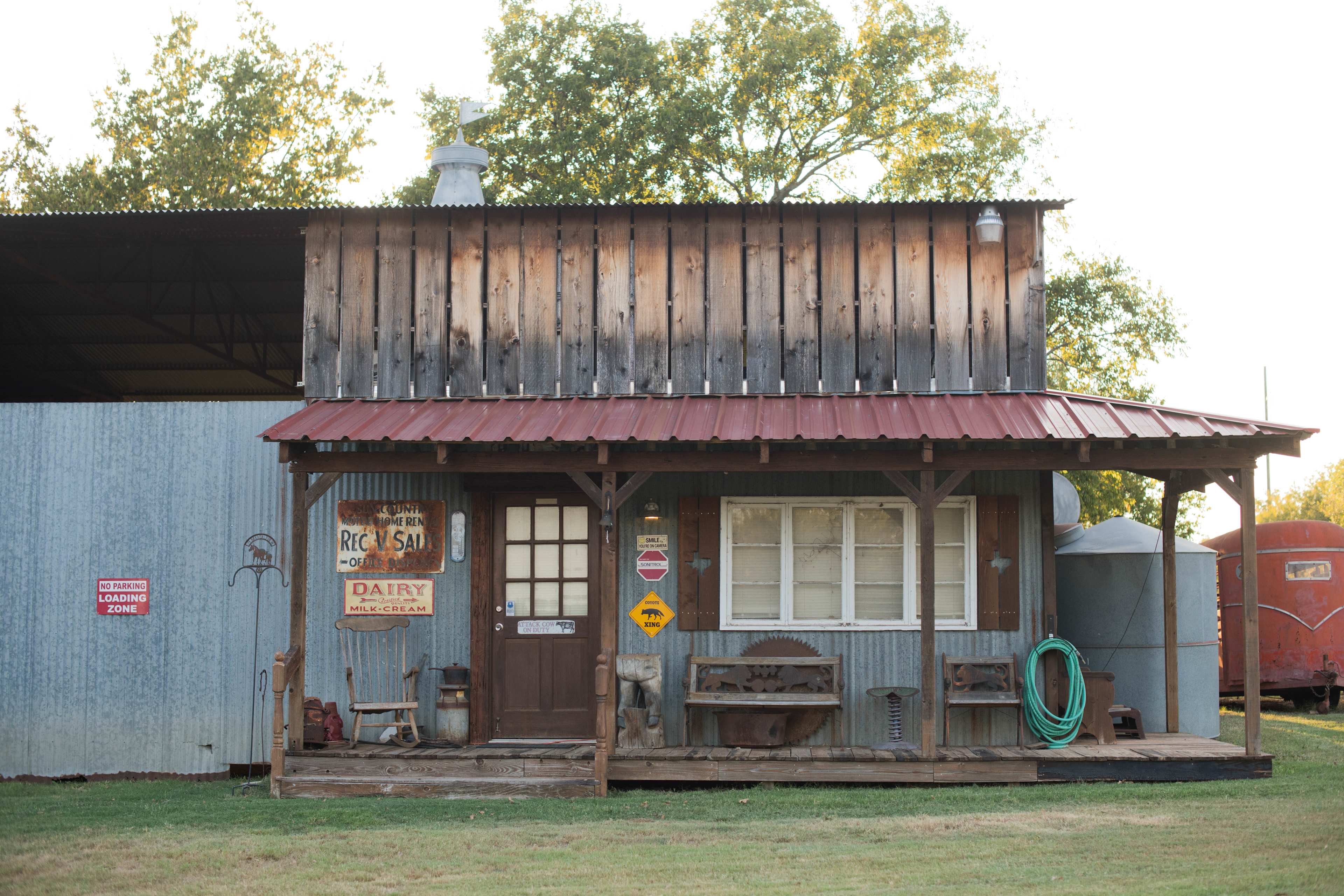 The old calving barn has a cabin renovation on it that looks amazing