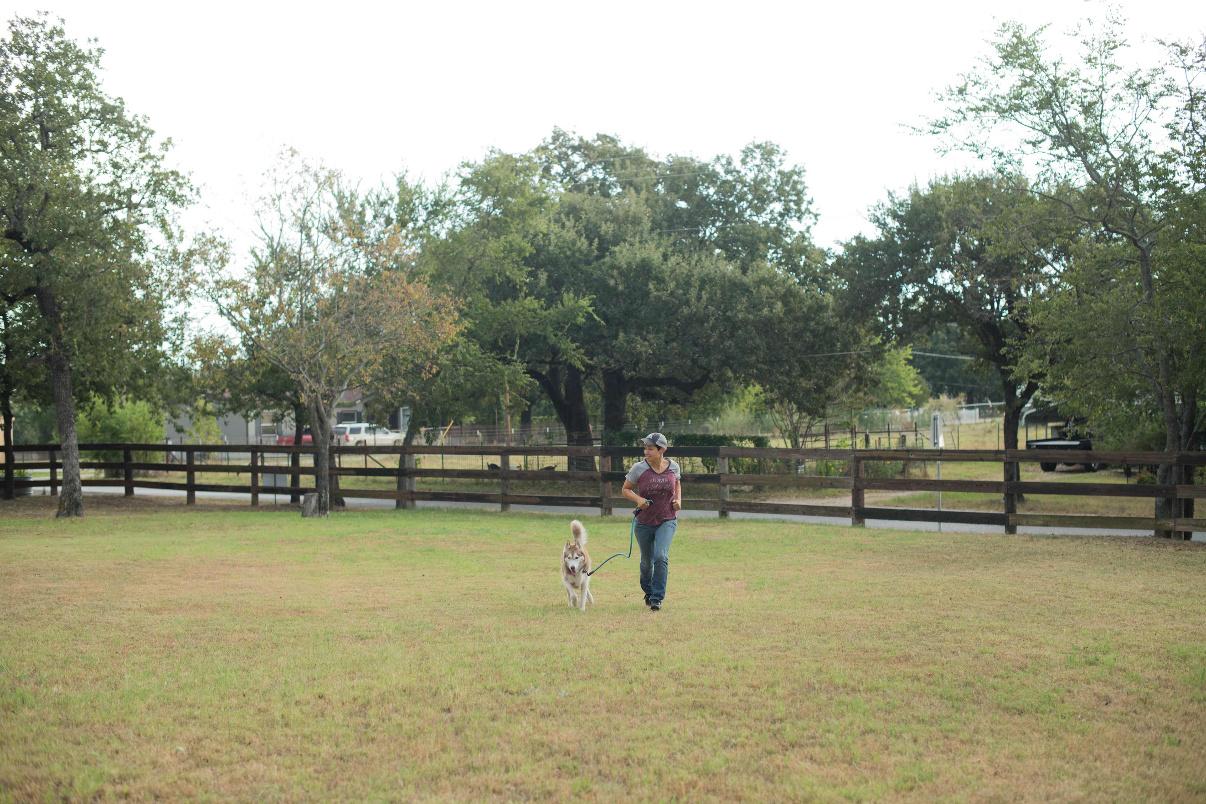 There is a fenced dog park on the property that our dog loved!