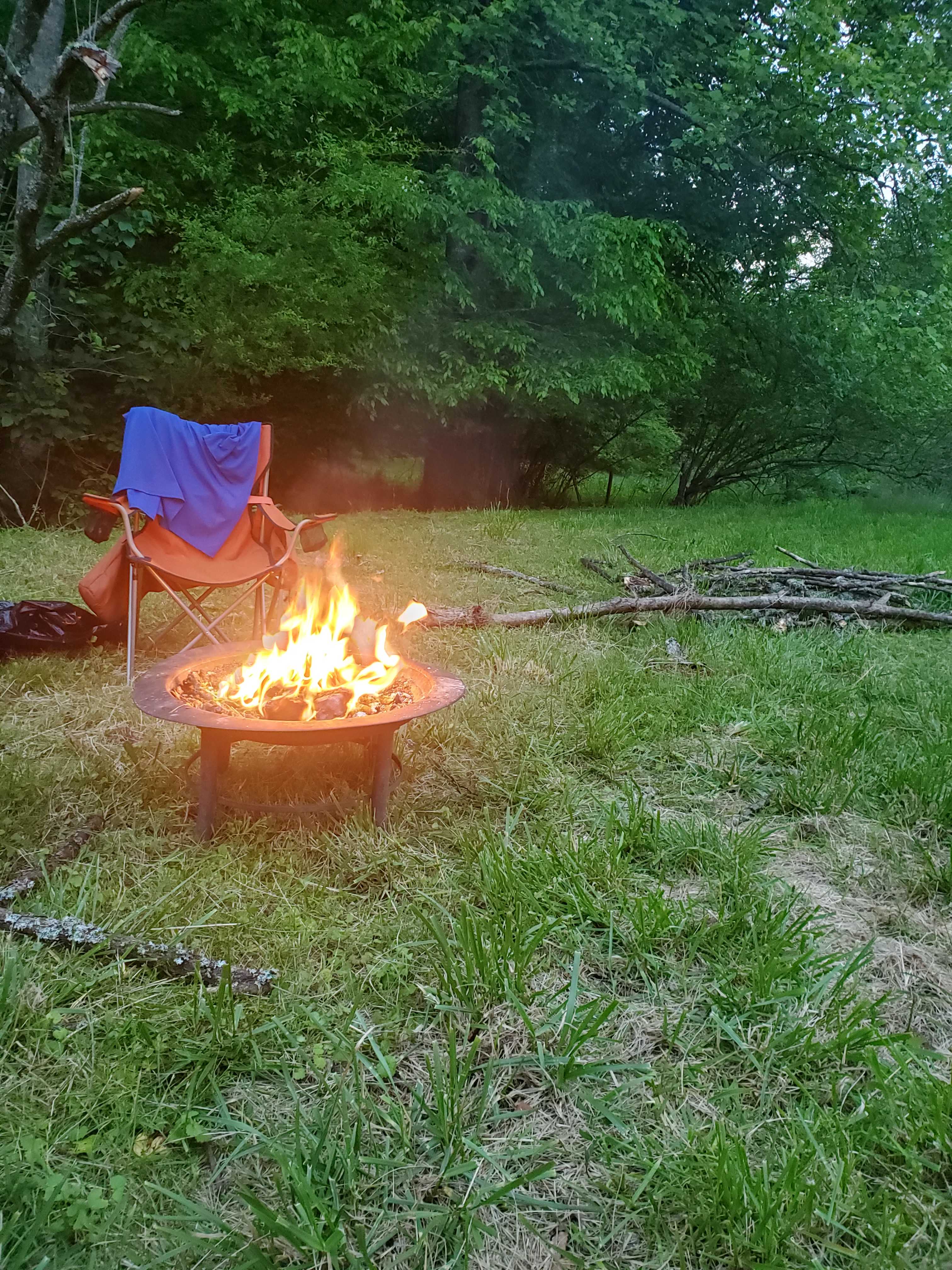 View from site facing creek